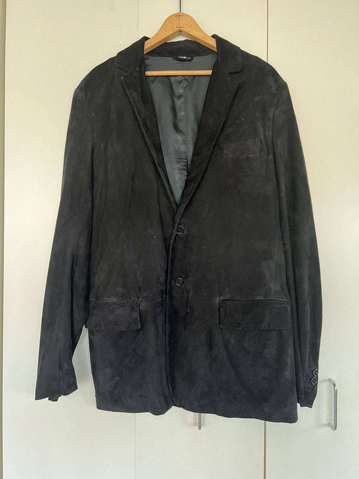 Vintage Helmut Lang Suede Blazer Size 48