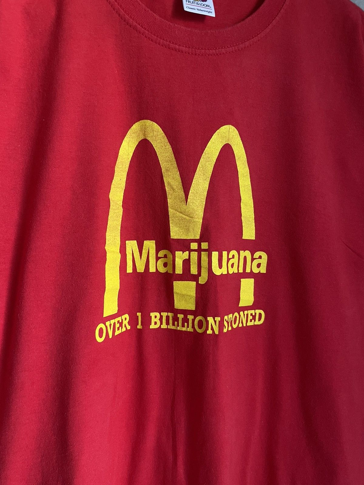 Japanese Brand × Sex Skateboards Mcdonalds/Marijuana Over 1 Billion Stoned T-shirt Faded Y2k Size US L / EU 52-54 / 3 - 5 Thumbnail