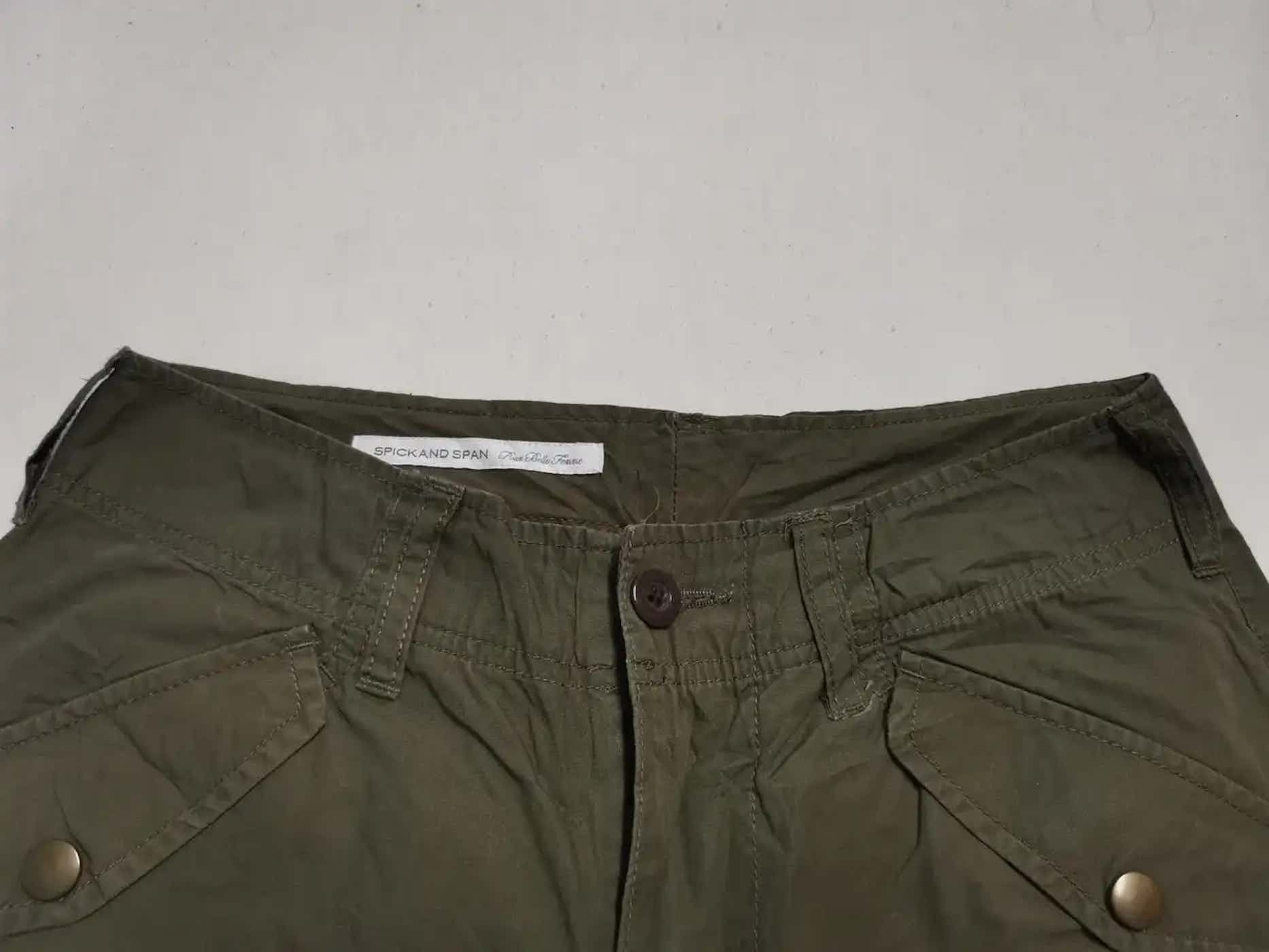 Japanese Brand Spickand Span Tactical Multipocket Cargo Pants Size US 26 / EU 42 - 2 Thumbnail