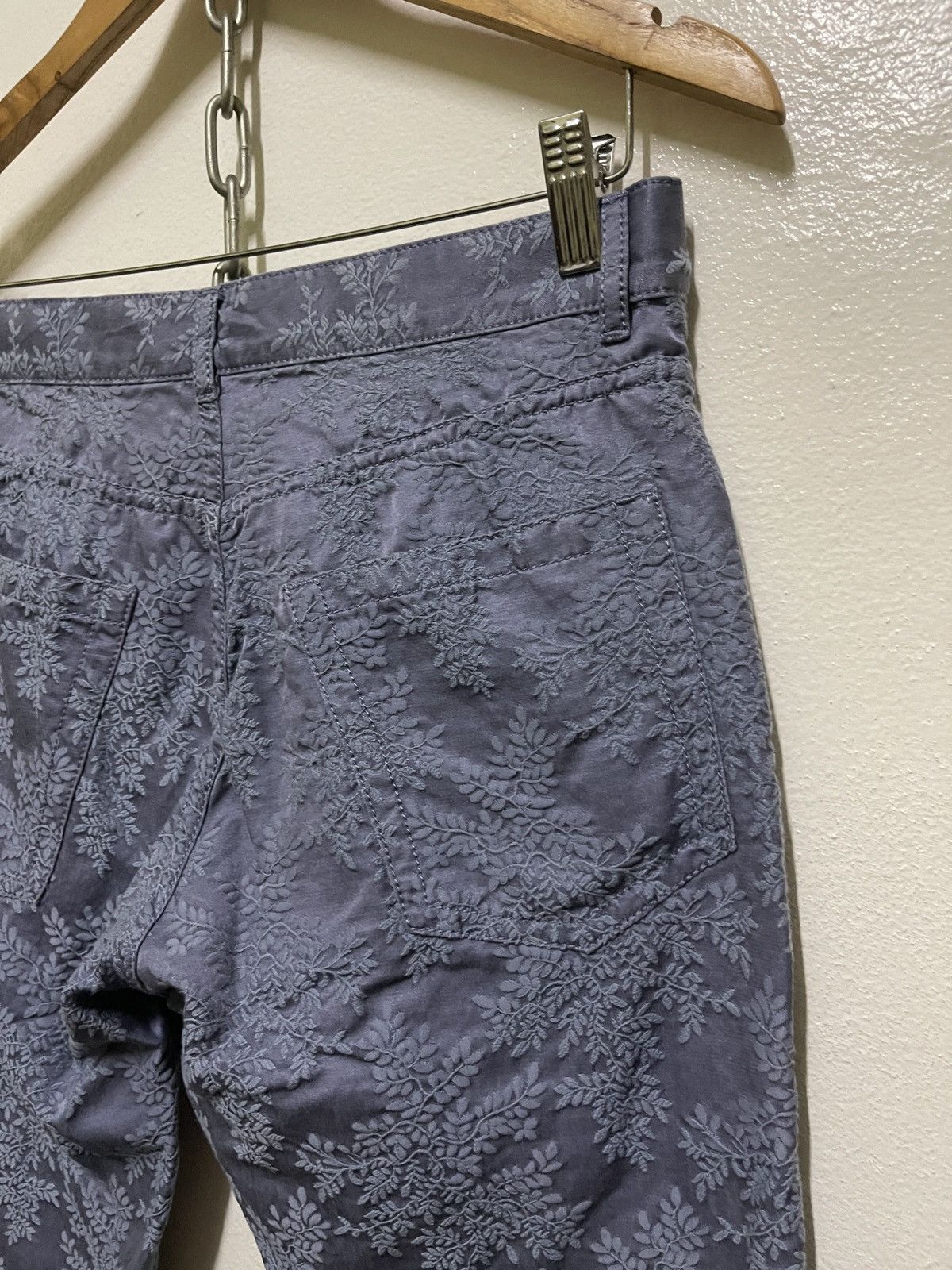 Ann Demeulemeester Ann Demeulemeester Embroidery Floral Pattern Pants Size US 30 / EU 46 - 12 Thumbnail