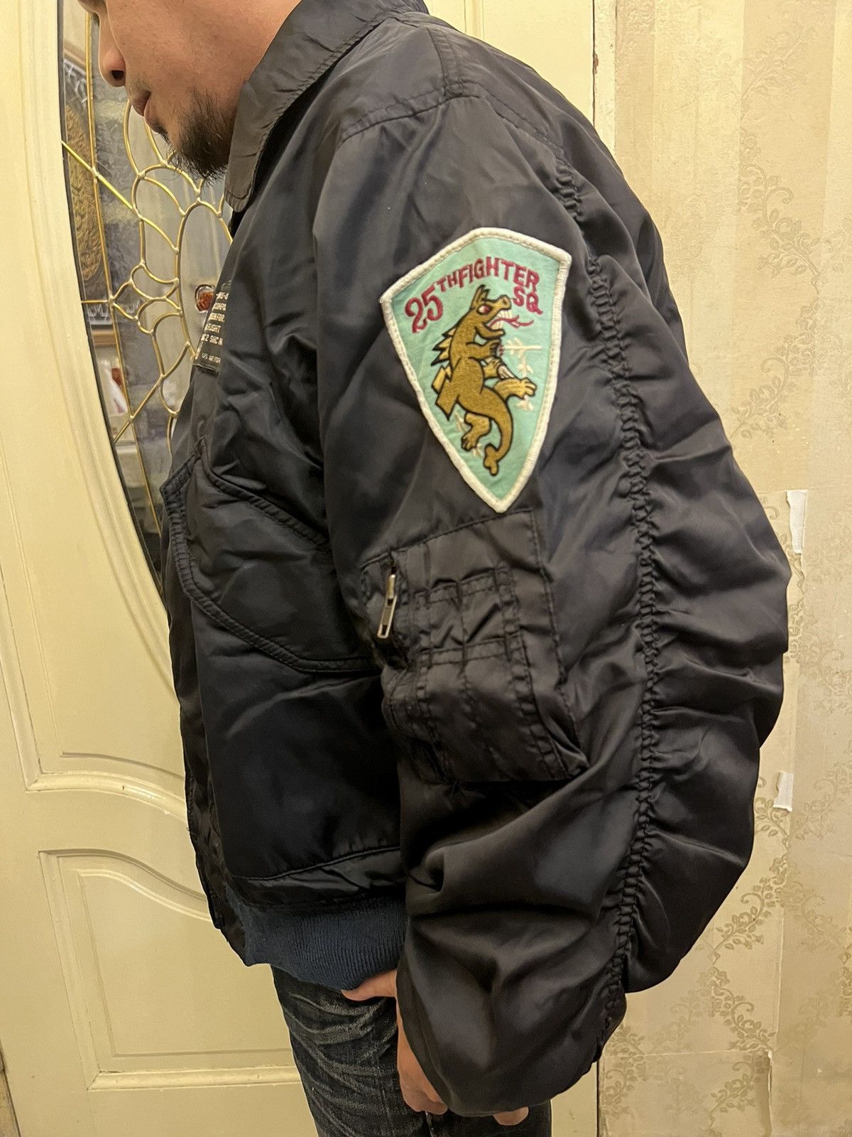 Vintage Vintage TOM CAT Bomber Flight Jacket Size US L / EU 52-54 / 3 - 12 Thumbnail