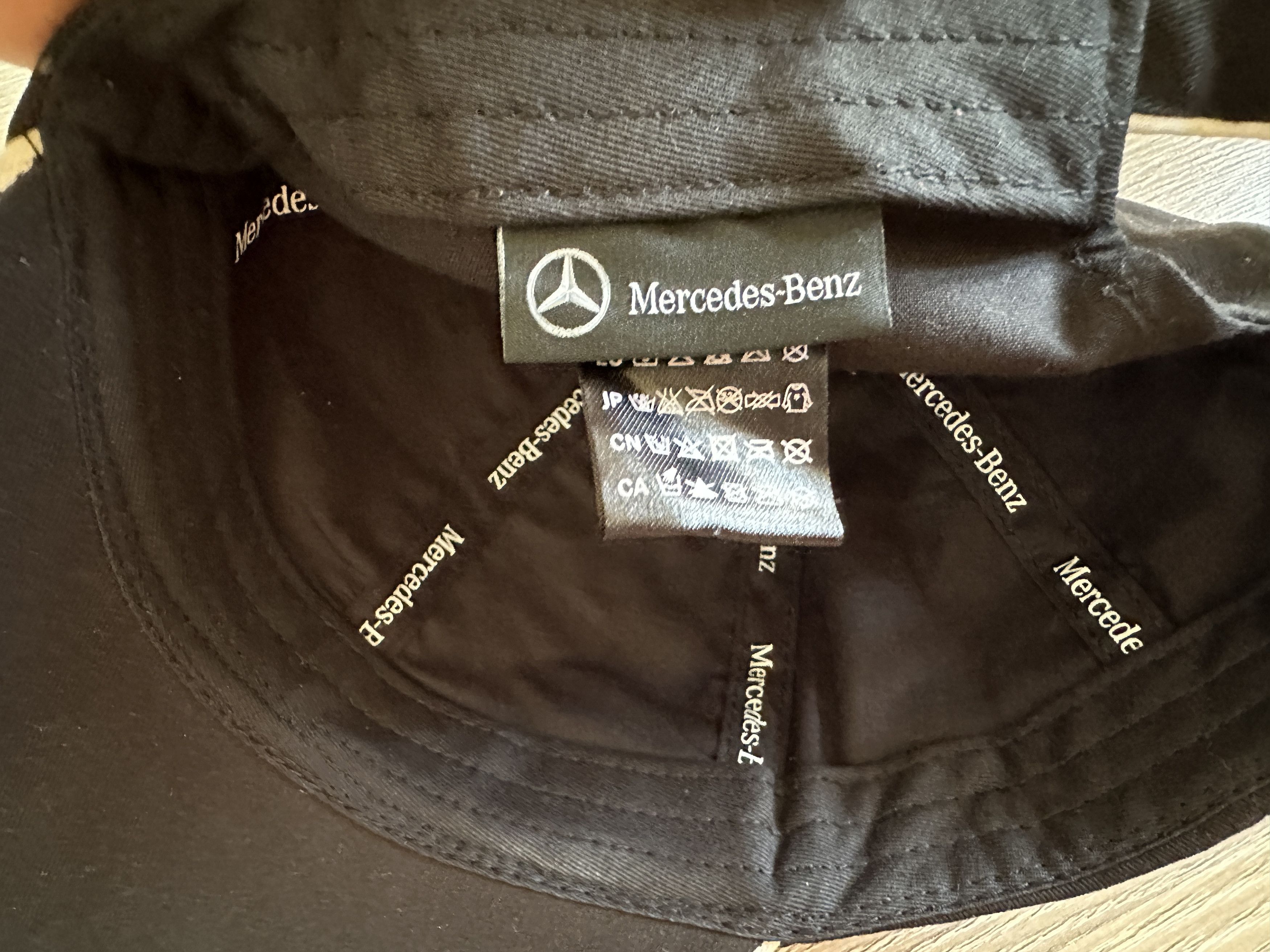 Mercedes-Benz Mercedes Benz Vintage Cotton Black Logo Baseball Cap Size ONE SIZE - 8 Thumbnail