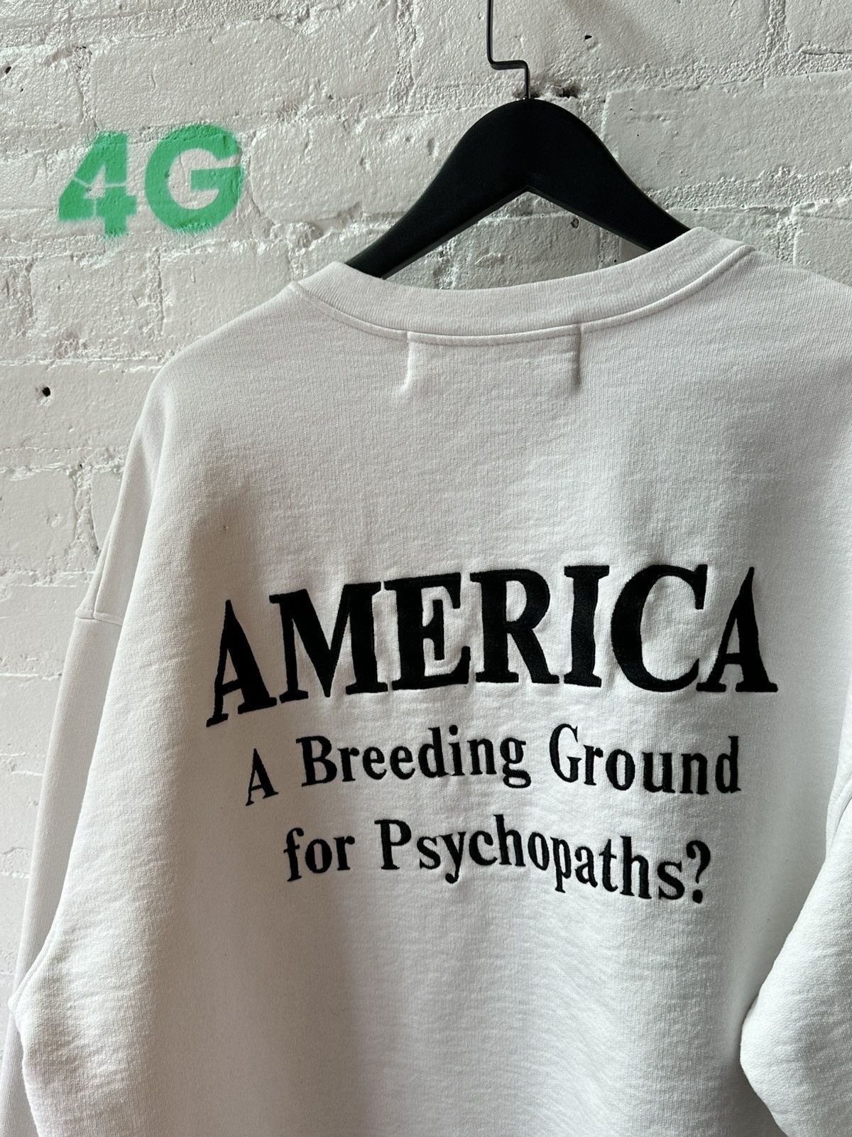 Enfants Riches Deprimes ERD AMERICA PSYCHOPATH BREEDING GROUND CREWNECK Size US XL / EU 56 / 4 - 2 Thumbnail