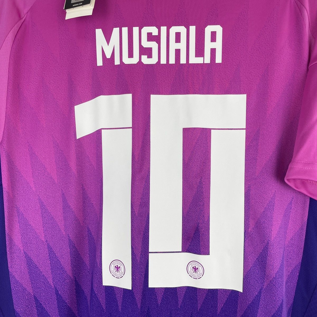 Adidas Germany Jamal Musiala Adidas Pink Jersey Euro 2024 size L Size US L / EU 52-54 / 3 - 6 Thumbnail