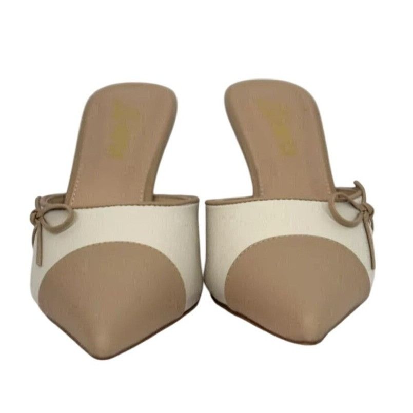 Other LILIANA / Mindi-1 / Pointed / Toe Beige & White / Heeled / M Size US 10 / IT 40 - 4 Thumbnail
