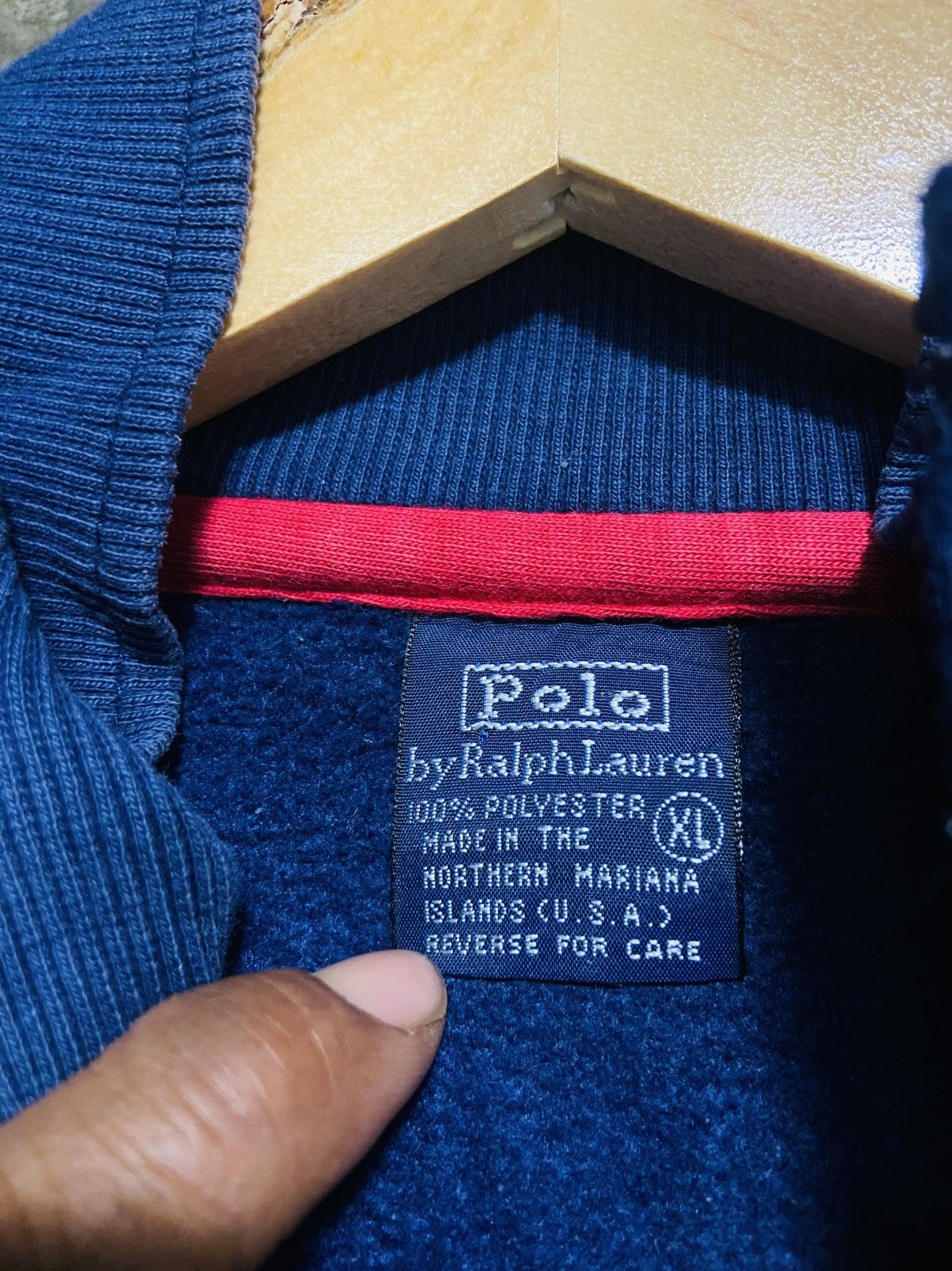 Polo Ralph Lauren Vintage 90s Polo Ralph Lauren Half Zipper Fleece Size US L / EU 52-54 / 3 - 8 Thumbnail