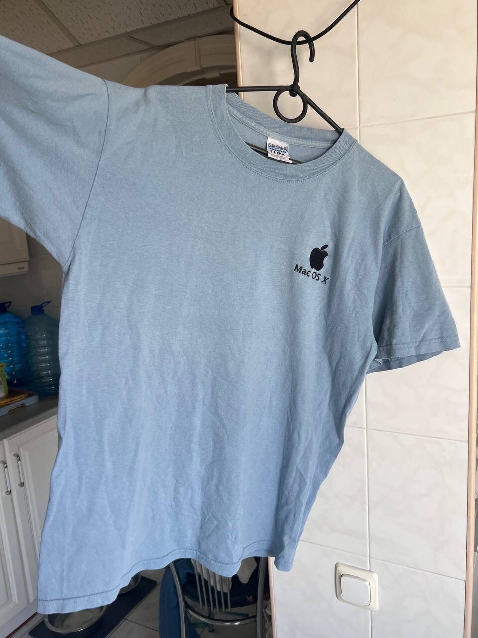 Apple × Microsoft × Vintage 00s Apple Mac OS X Logo Promo Tee Vintage Rare Computer Size US L / EU 52-54 / 3 - 6 Thumbnail
