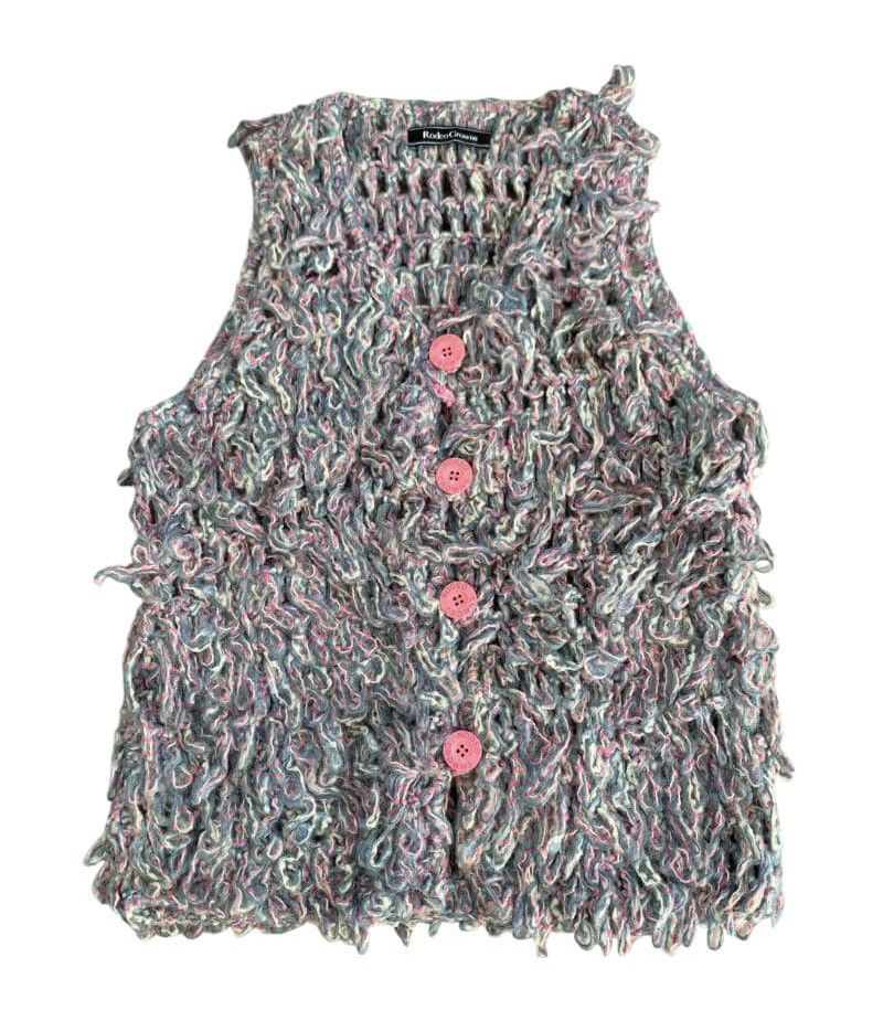 Art Comes First Nice Knit Buttons Vest Rodeo Crowns Size S / US 4 / IT 40 - 1 Thumbnail