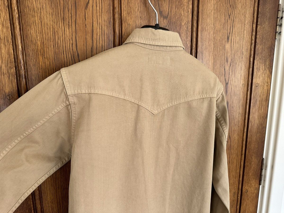 Saint Laurent Paris Saint Laurent western stonewashed denim shirt tan S Size US S / EU 44-46 / 1 - 15 Thumbnail
