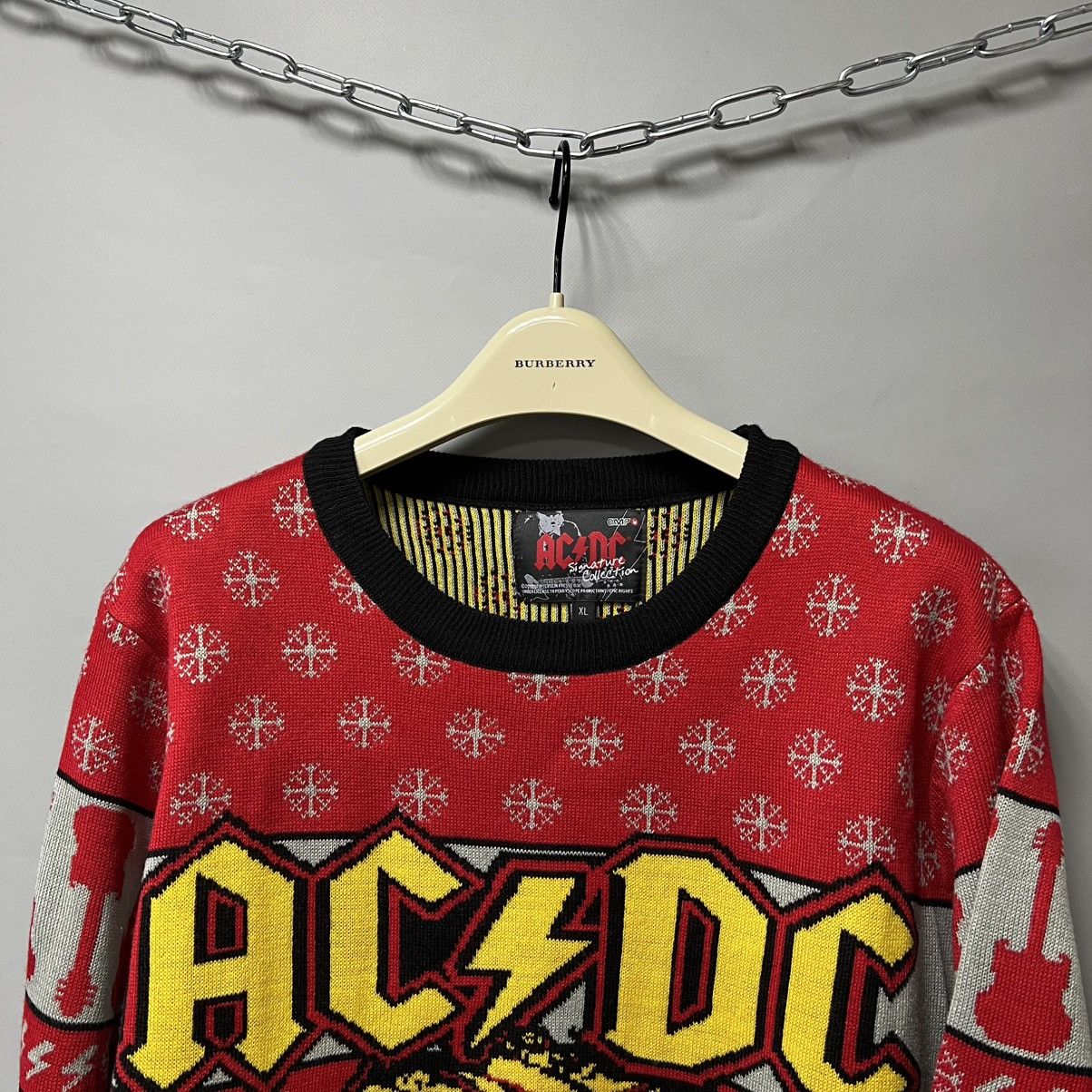 AC/DC AC/DC Hells Bells Christmas Sweater Official Y2K Size US XL / EU 56 / 4 - 4 Thumbnail