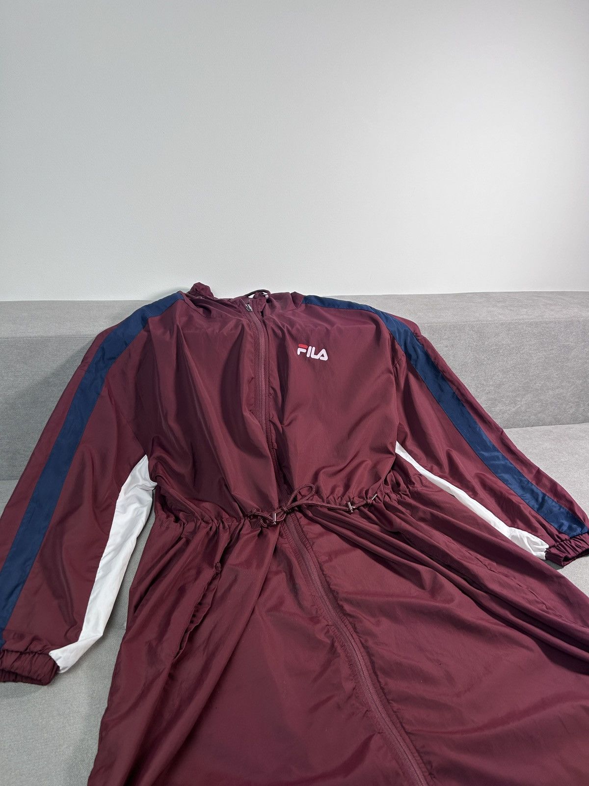 Fila × Japanese Brand × Vintage 90s FILA Nylon Jacket Coat Size US L / EU 52-54 / 3 - 11 Thumbnail