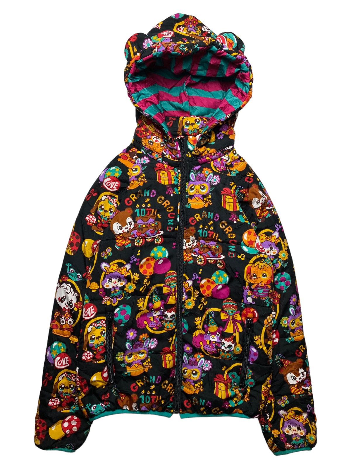20471120 2000s Grand Ground - 3D Ear Hoodie Size US M / EU 48-50 / 2 - 1 Thumbnail