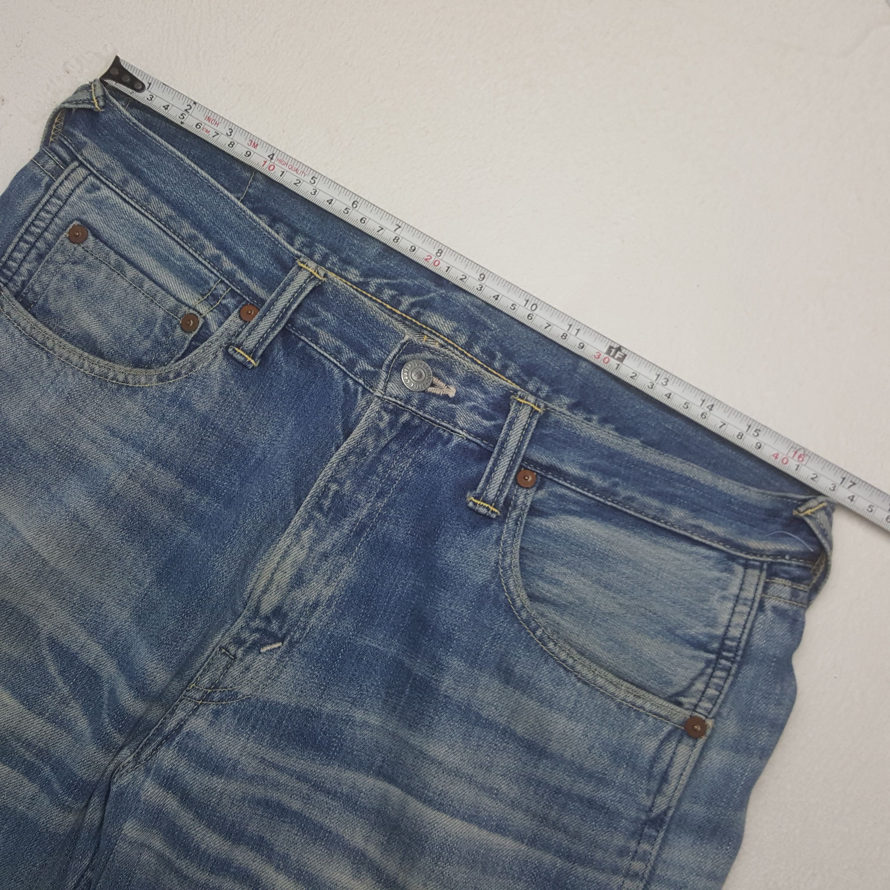 Evisu × Japanese Brand × Vintage Vintage Evisu Japanese Brand Daicock Custom Art Denim Size US 34 / EU 50 - 9 Thumbnail