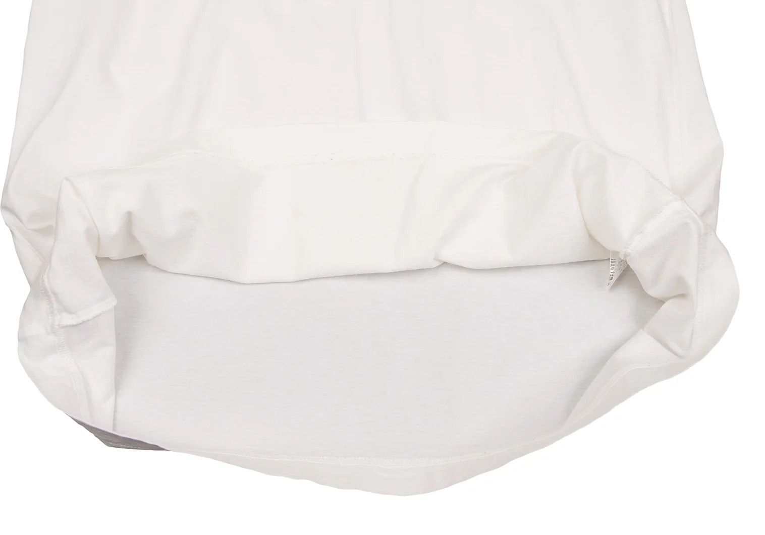 Issey Miyake Cotton Basic Short Sleeve T-Shirt in Off White Size US S / EU 44-46 / 1 - 10 Thumbnail