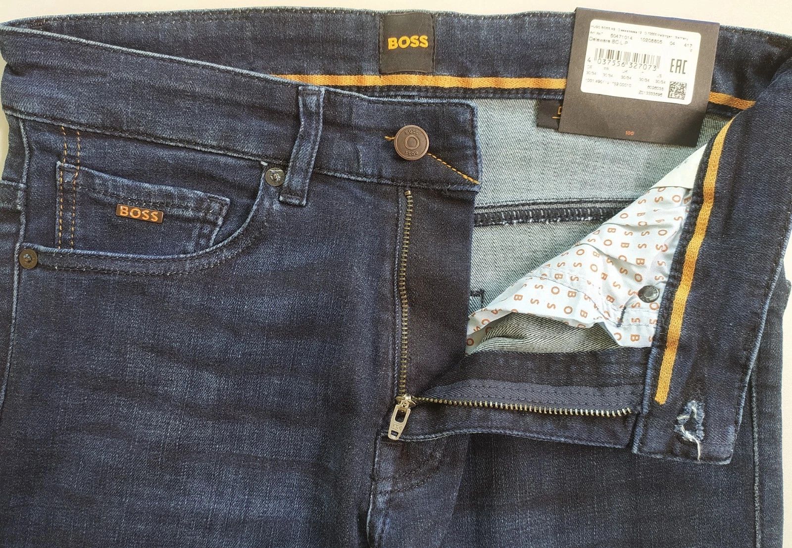 Hugo Boss HUGO BOSS DELAWARE Slim fit men's Jeans T- 6073 Size US 30 / EU 46 - 5 Thumbnail