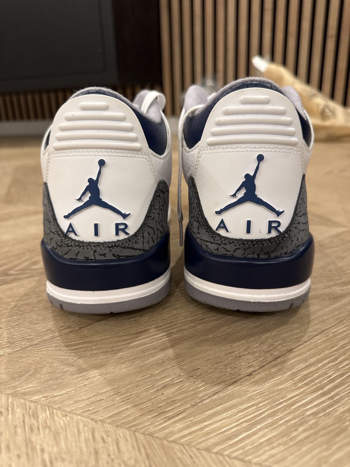 Jordan Brand Jordan 3 Retro Midnight Navy us 12 Size US 12 / EU 45 - 4 Thumbnail