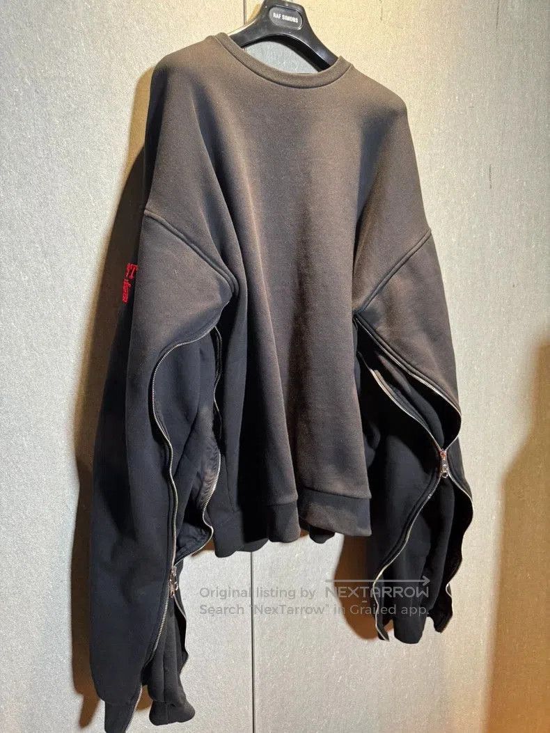 Hood By Air Unique Oversized Hoodie with Zip Sleeves. Size US L / EU 52-54 / 3 - 3 Thumbnail