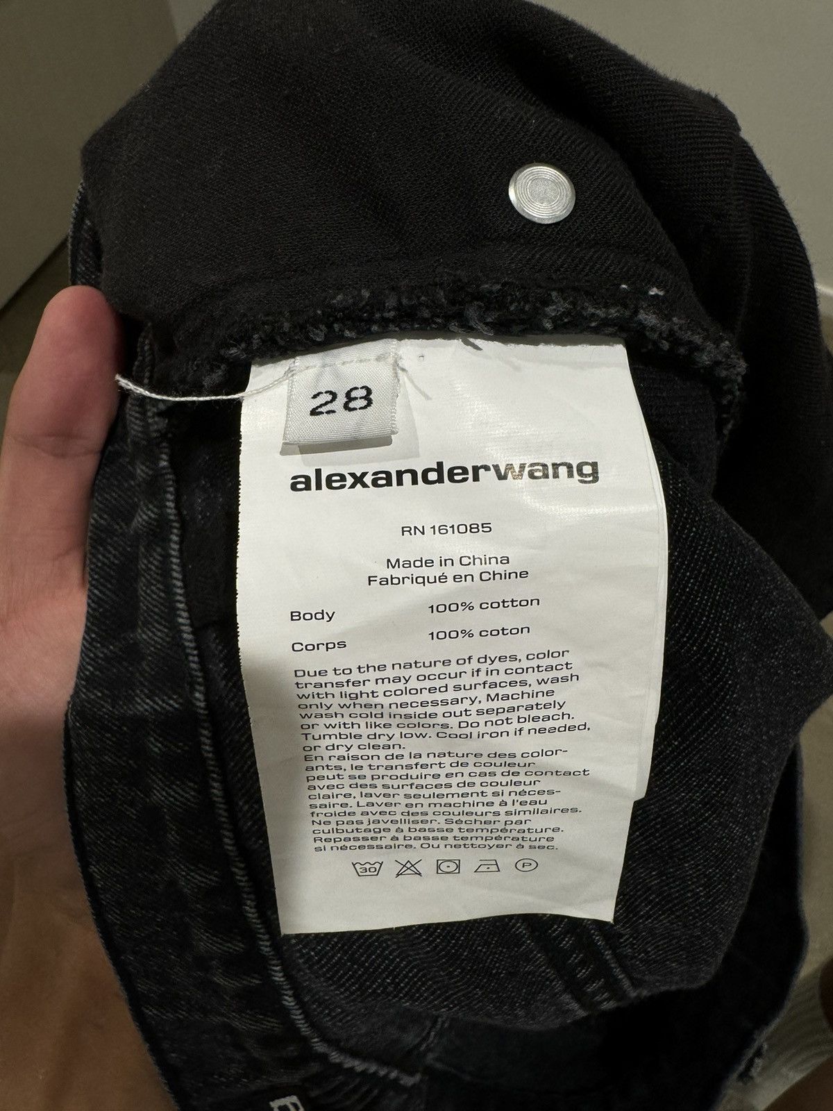 Alexander Wang Alexander Wang oversized rounded low grey aged 031 denim Size US 28 / EU 44 - 5 Thumbnail