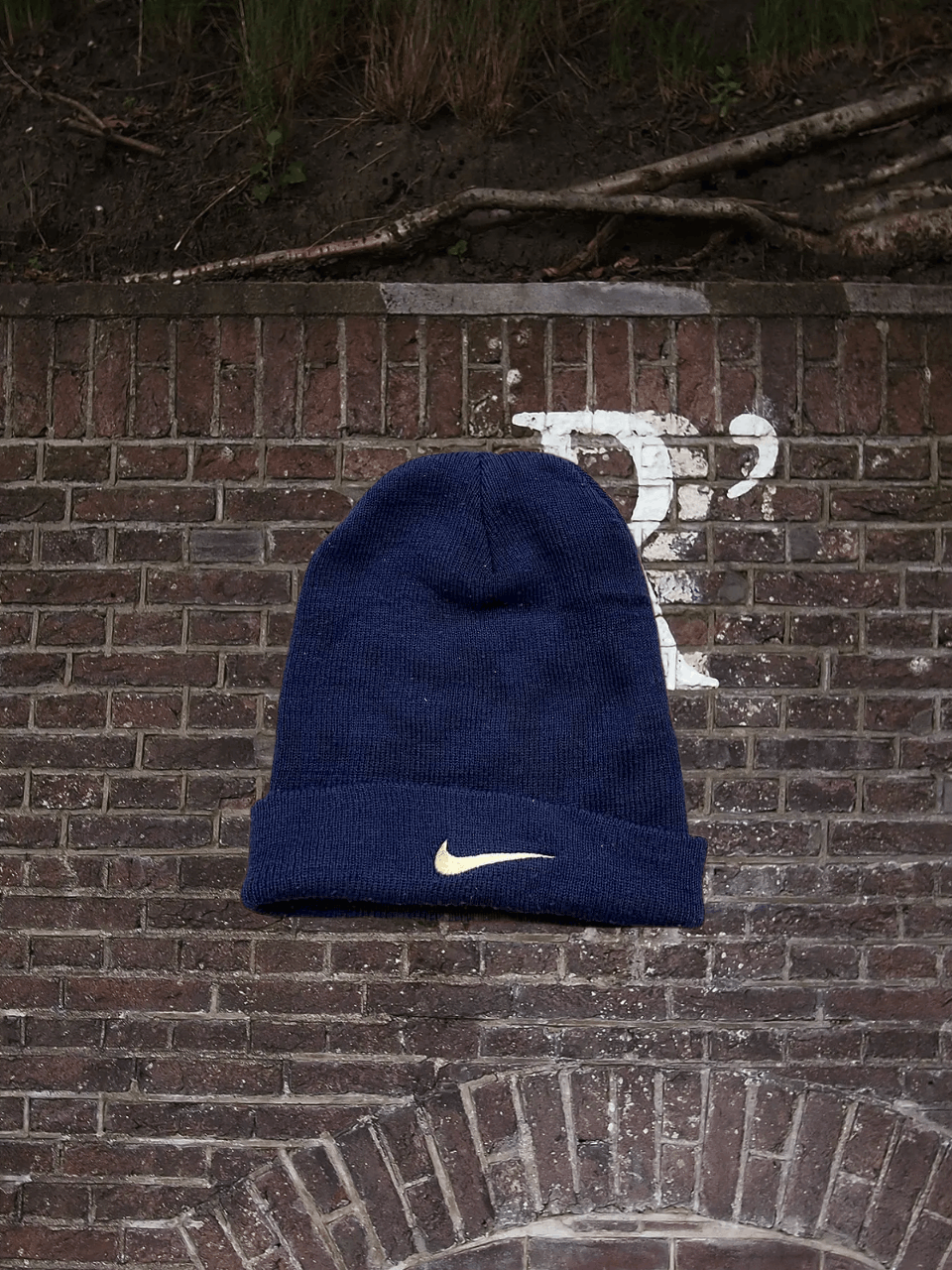 Nike Vintage Y2K Hats Nike big logo blue Streetwear Size ONE SIZE - 1 Thumbnail
