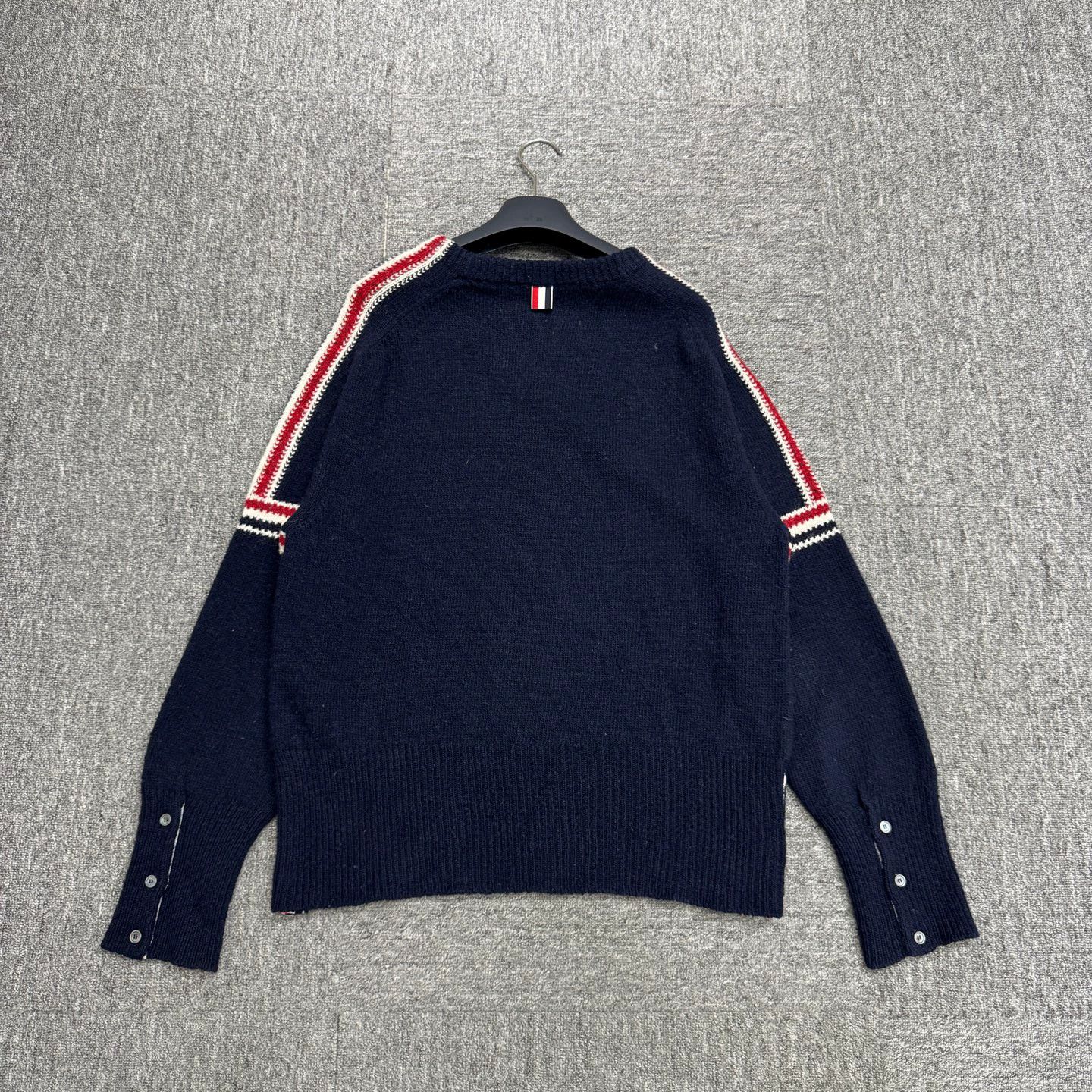 Thom Browne Thom Browne Striped Wool Knit Cardigan Size 2 Size US M / EU 48-50 / 2 - 4 Thumbnail