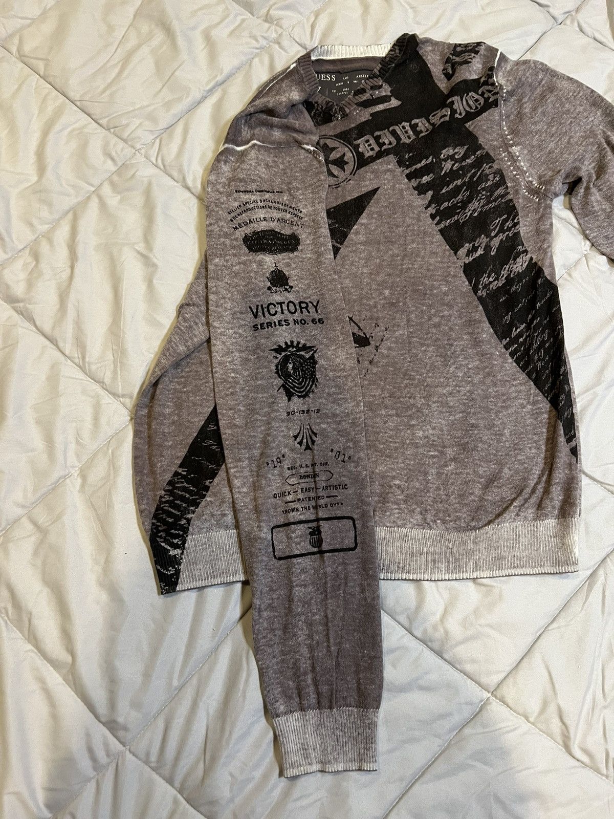 Guess Guess Los Angeles Sweater Black Graphic Size US L / EU 52-54 / 3 - 5 Thumbnail