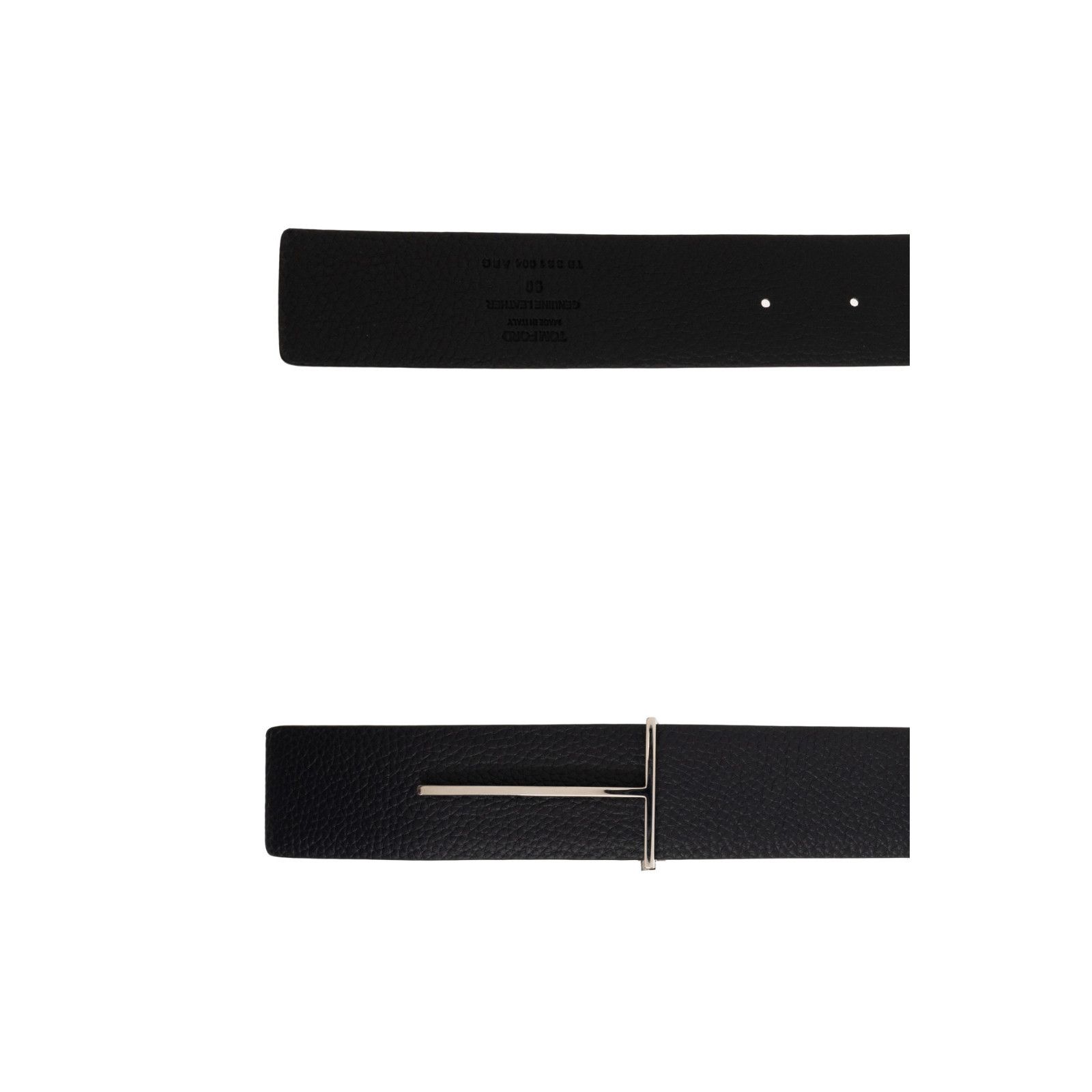 Tom Ford TOM FORD Black Double-Sided Belt New & Authentic (Men's size Size ONE SIZE - 3 Thumbnail