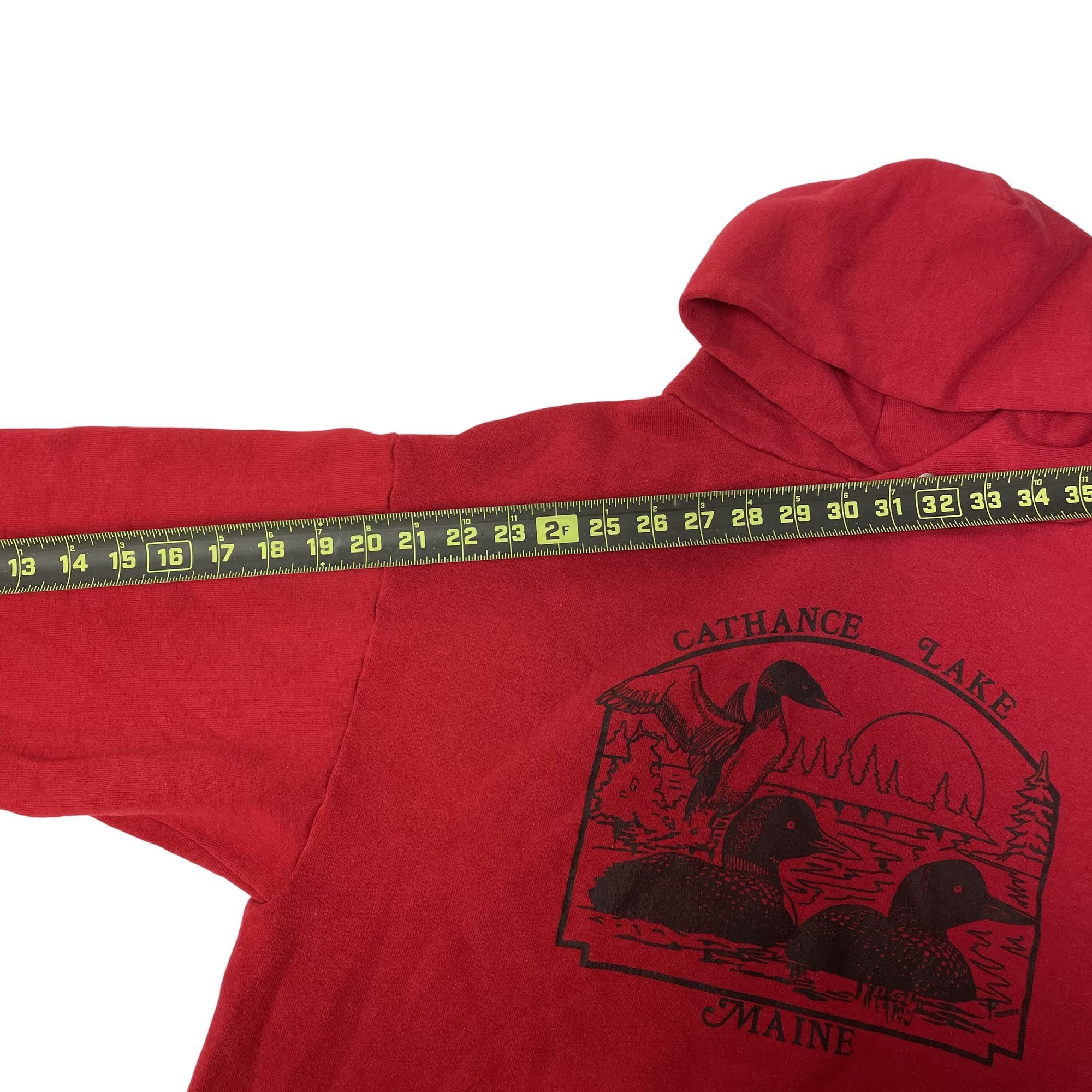 Russell Athletic Vtg Hoodie Cathance Lake MAINE Duck Hunting Sweatshirt Size US XL / EU 56 / 4 - 8 Thumbnail