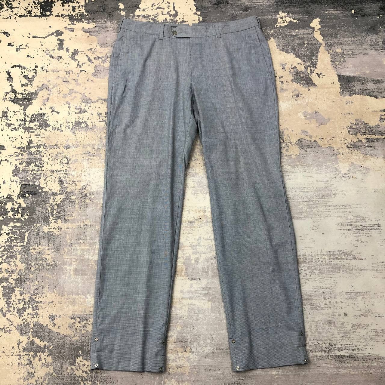 Ermenegildo Zegna P593 ERMENEGILDO ZEGNA WOOL PANTS Size US 34 / EU 50 - 1 Thumbnail