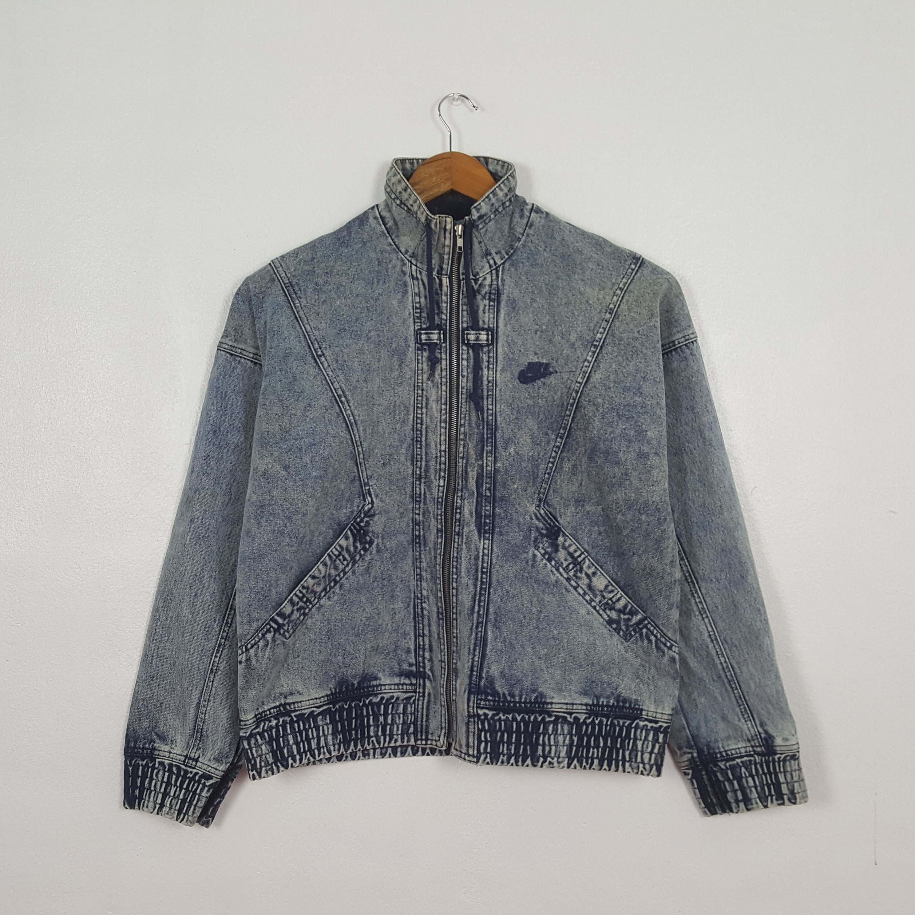 Nike Vintage Nike Challenge Court Denim Style Jacket C313N17 Size US L / EU 52-54 / 3 - 1 Thumbnail