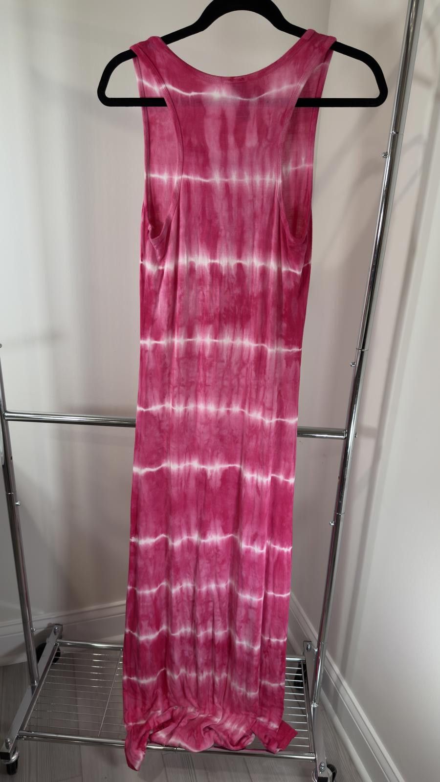 Designer GO Couture Pink Tie-Dye Maxi Dress - XL Size XL / US 12-14 / IT 48-50 - 2 Thumbnail