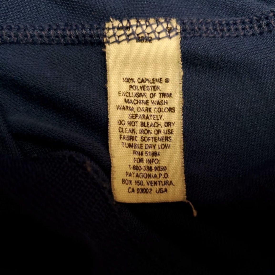 Patagonia VINTAGE Patagonia Pants Base Layer Mens M Blue Capilene 100% Polyester 28 in Inseam Size US 31 - 5 Thumbnail