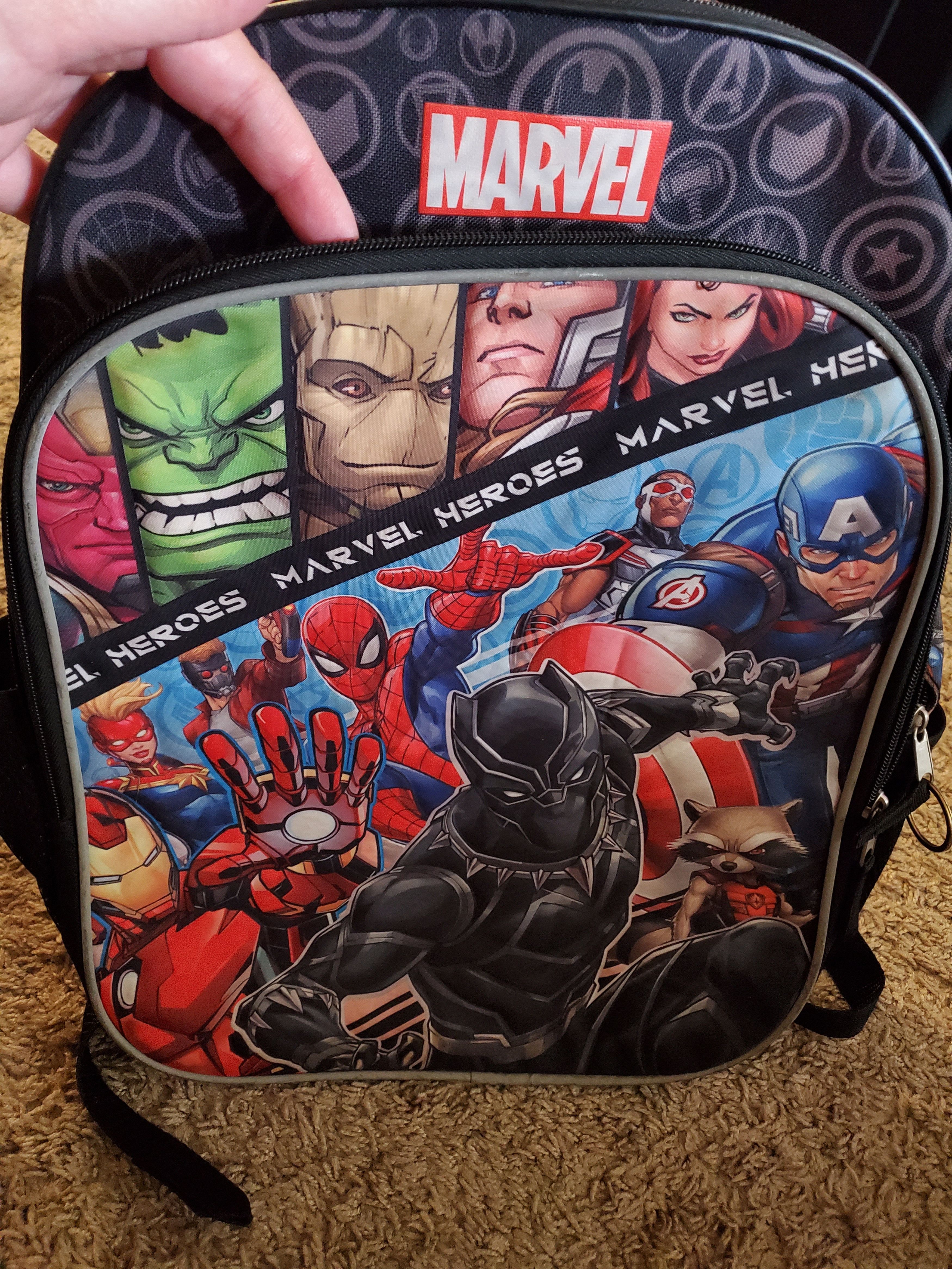 Marvel Comics Kid's Marvel Heroes School Backpack Size ONE SIZE - 1 Thumbnail