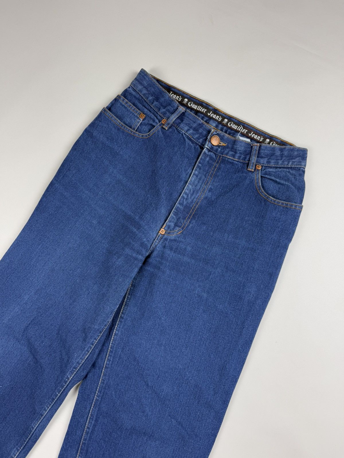 Jean Paul Gaultier Jean Paul Gaultier Vintage Unisex Denim Designer Jeans Size US 29 - 2 Thumbnail