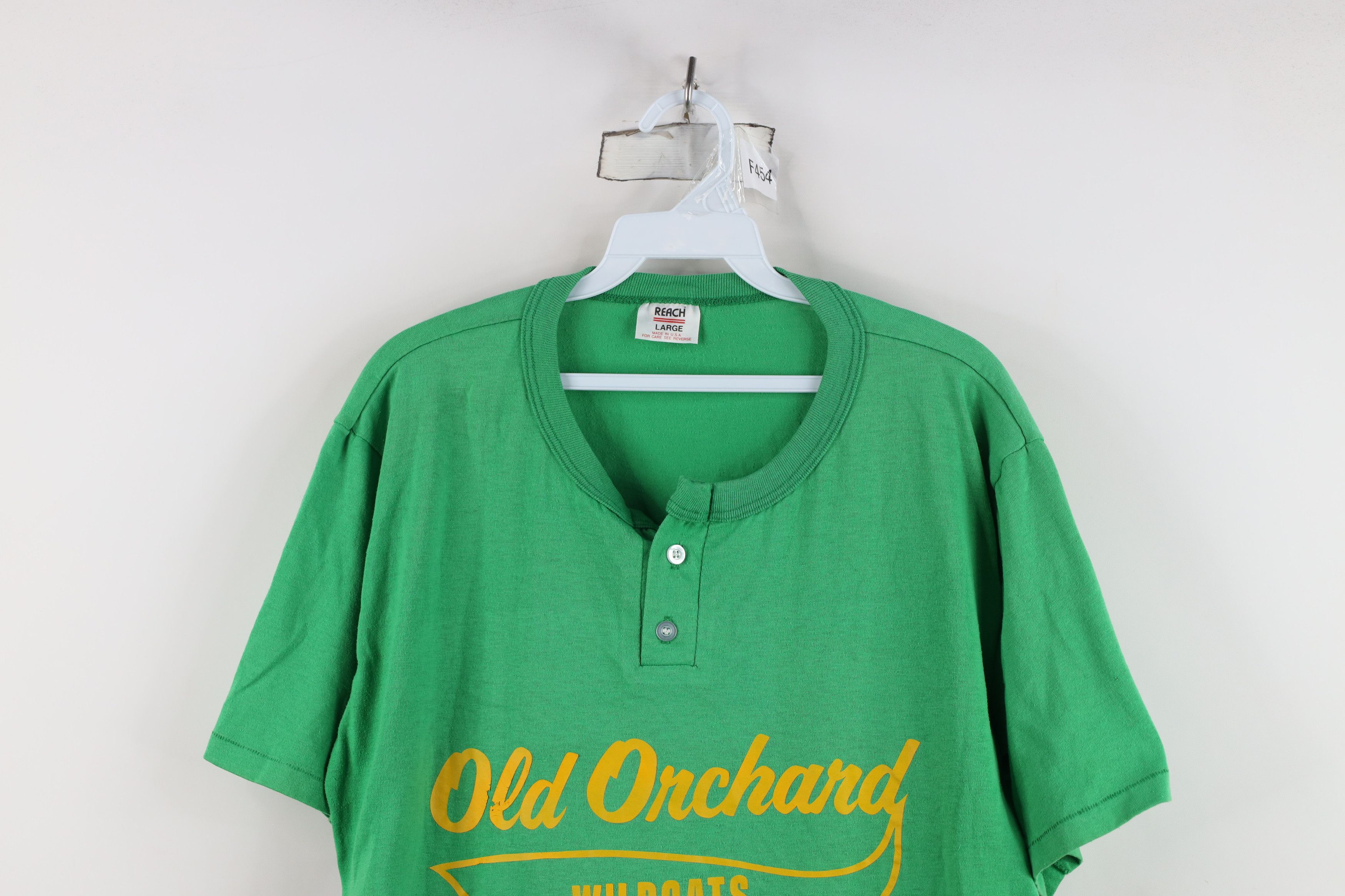 Vintage Vintage 80s 90s Orchard Wildcats Baseball Henley T-Shirt USA Size US L / EU 52-54 / 3 - 2 Thumbnail