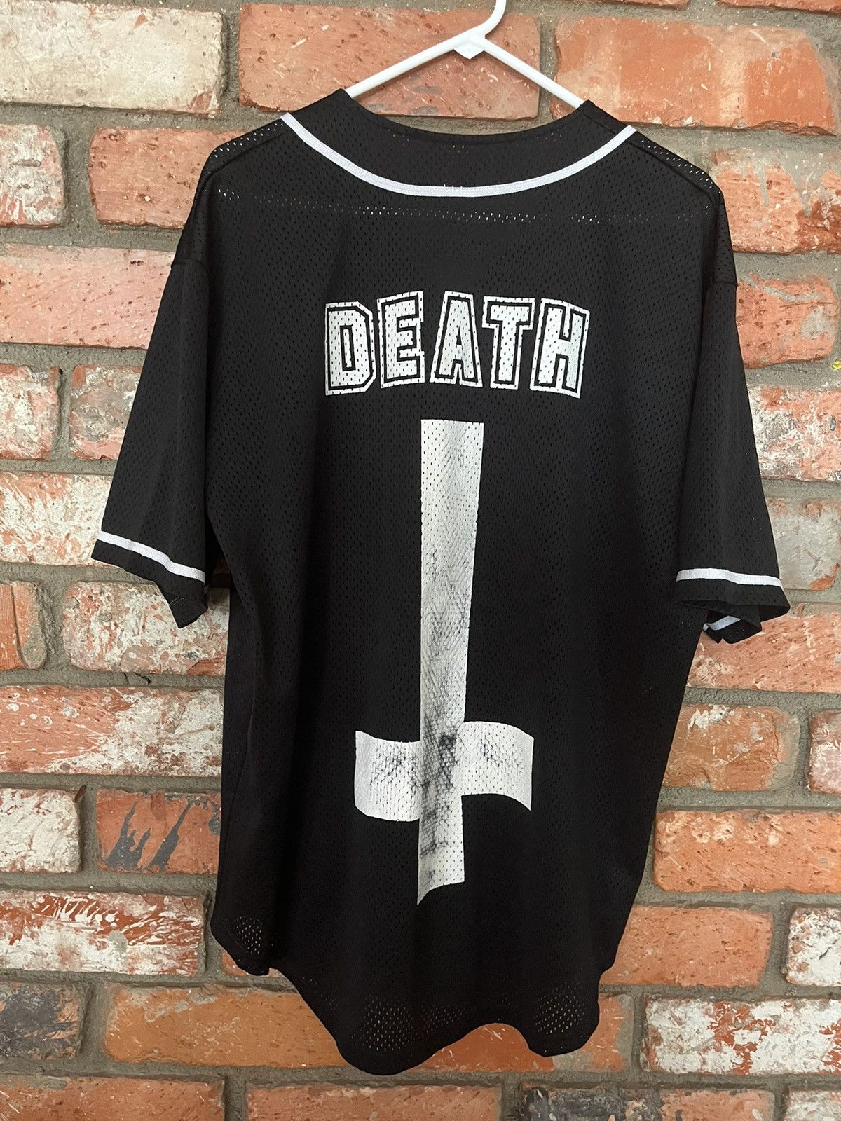 Japanese Brand × Mishka MISHKA “DEATH” JERSEY Size US L / EU 52-54 / 3 - 6 Thumbnail