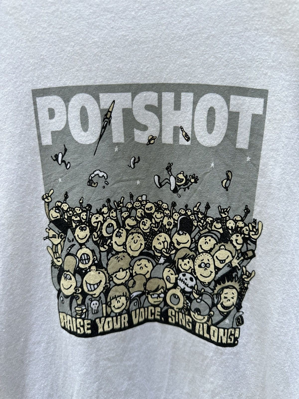Band Tees × Fruit Of The Loom × Vintage Vintage 90's PotShot J-Ska Band XL Tees *WithSignature Size US XL / EU 56 / 4 - 4 Thumbnail
