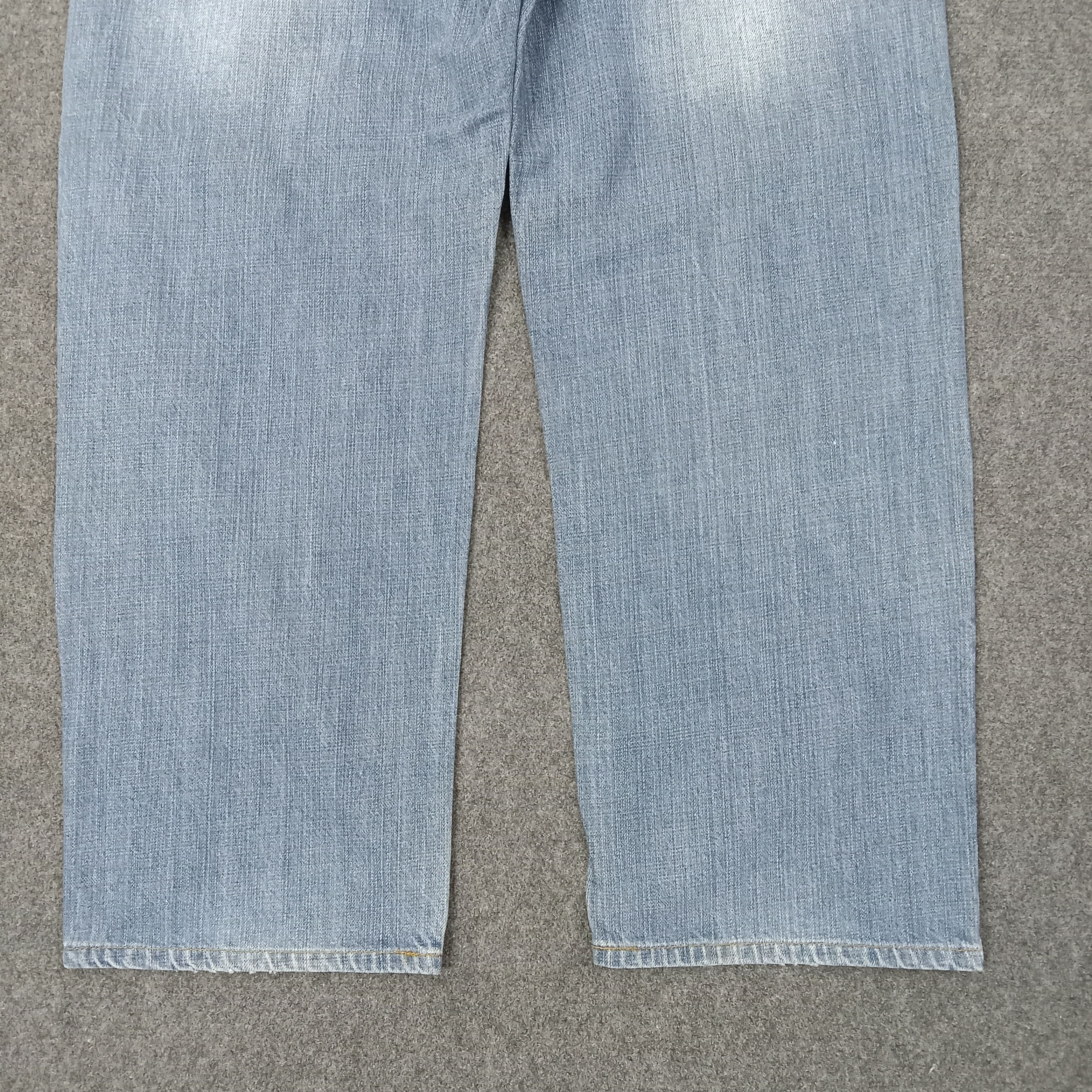 Karakuri Tamashii Karakuri Tamashii Japan Embroidery Flower Denim Jean C252N29 Size US 33 - 7 Thumbnail
