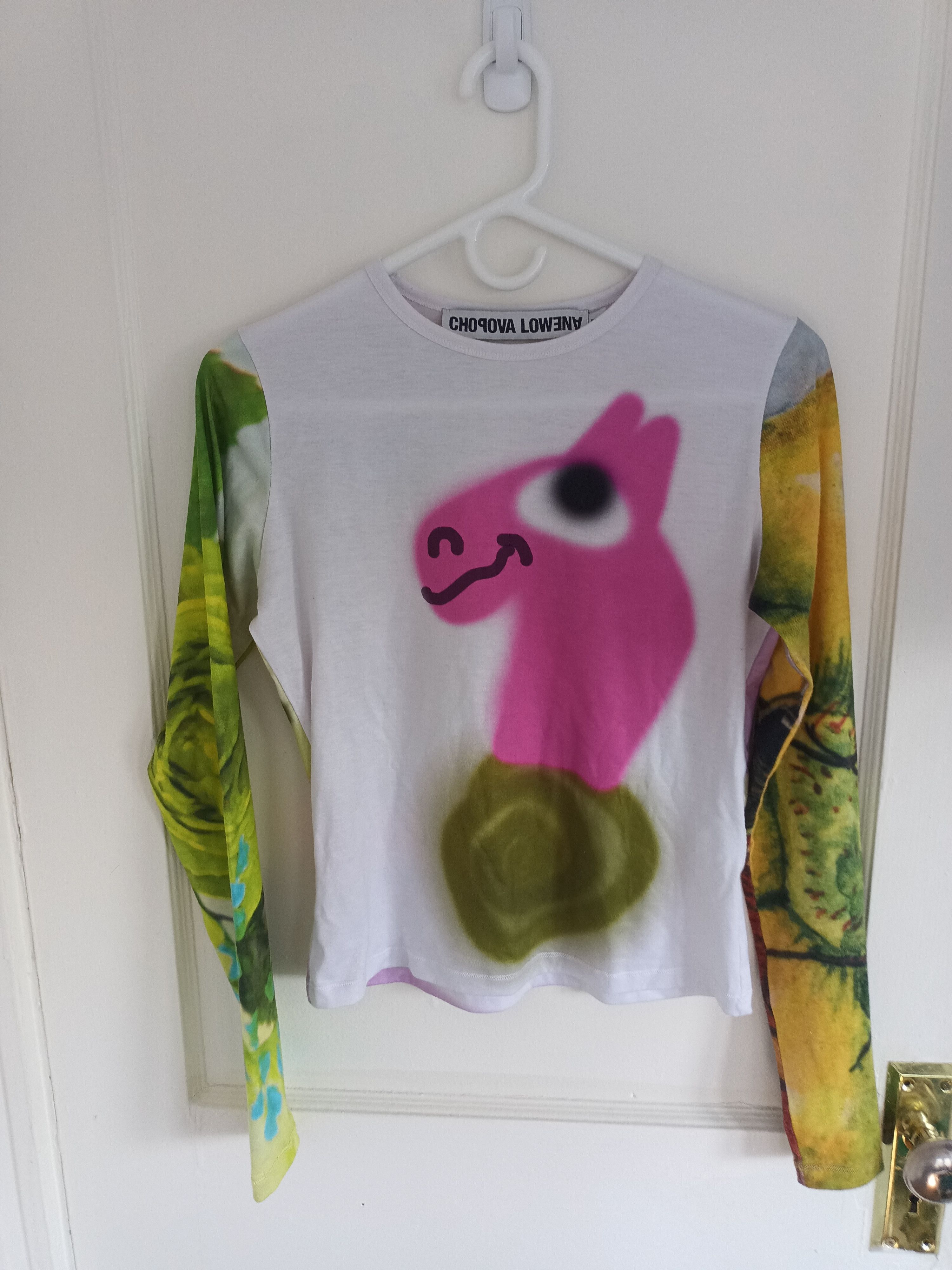 Chopova Lowena Chopova Lowena Longsleeve Graphic Tee Size US M / EU 48-50 / 2 - 1 Thumbnail