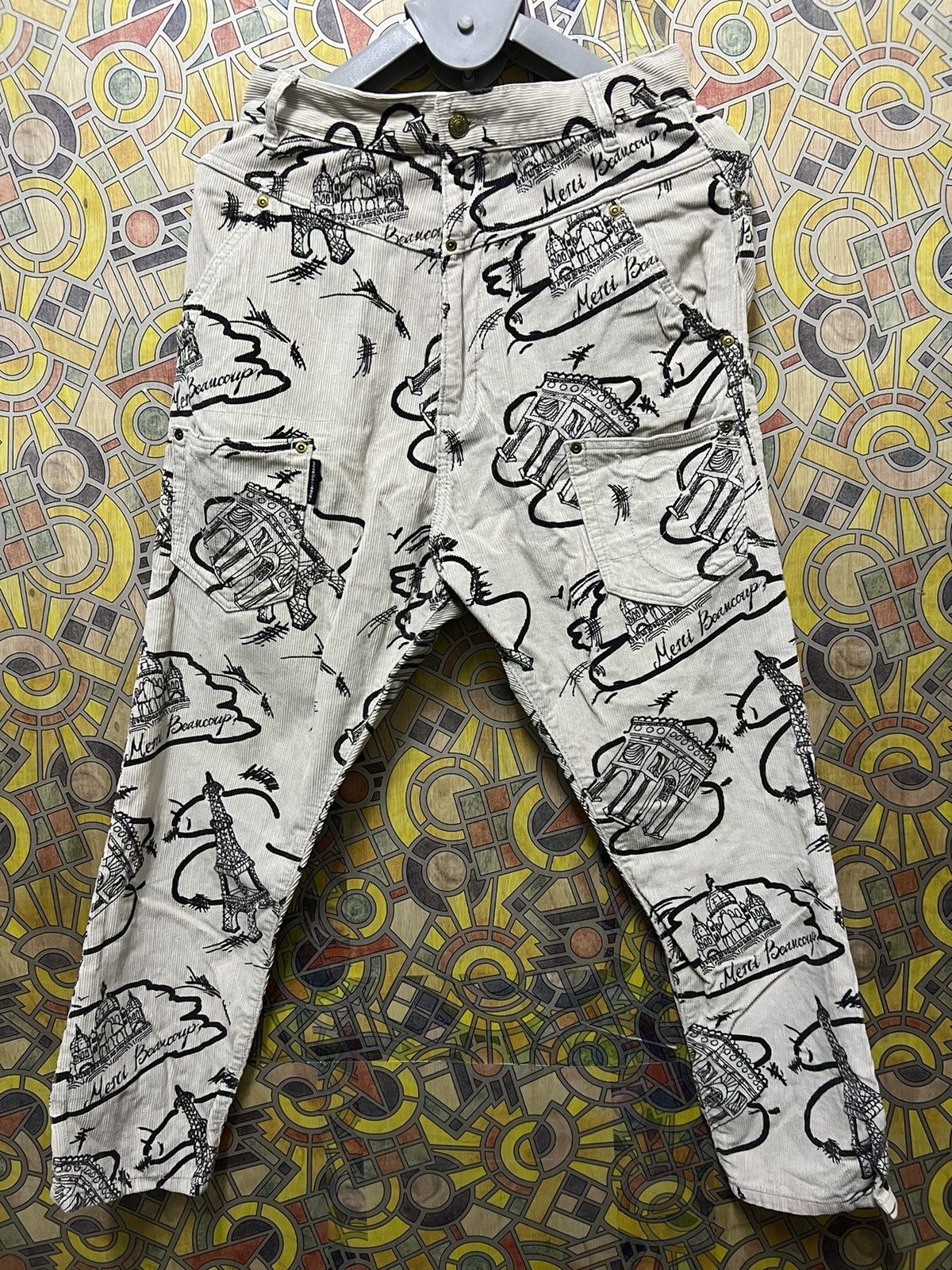 mercibeaucoup Very Rare MERCIBEAUCOUP CARGO Multipocet Size US 30 / EU 46 - 3 Thumbnail