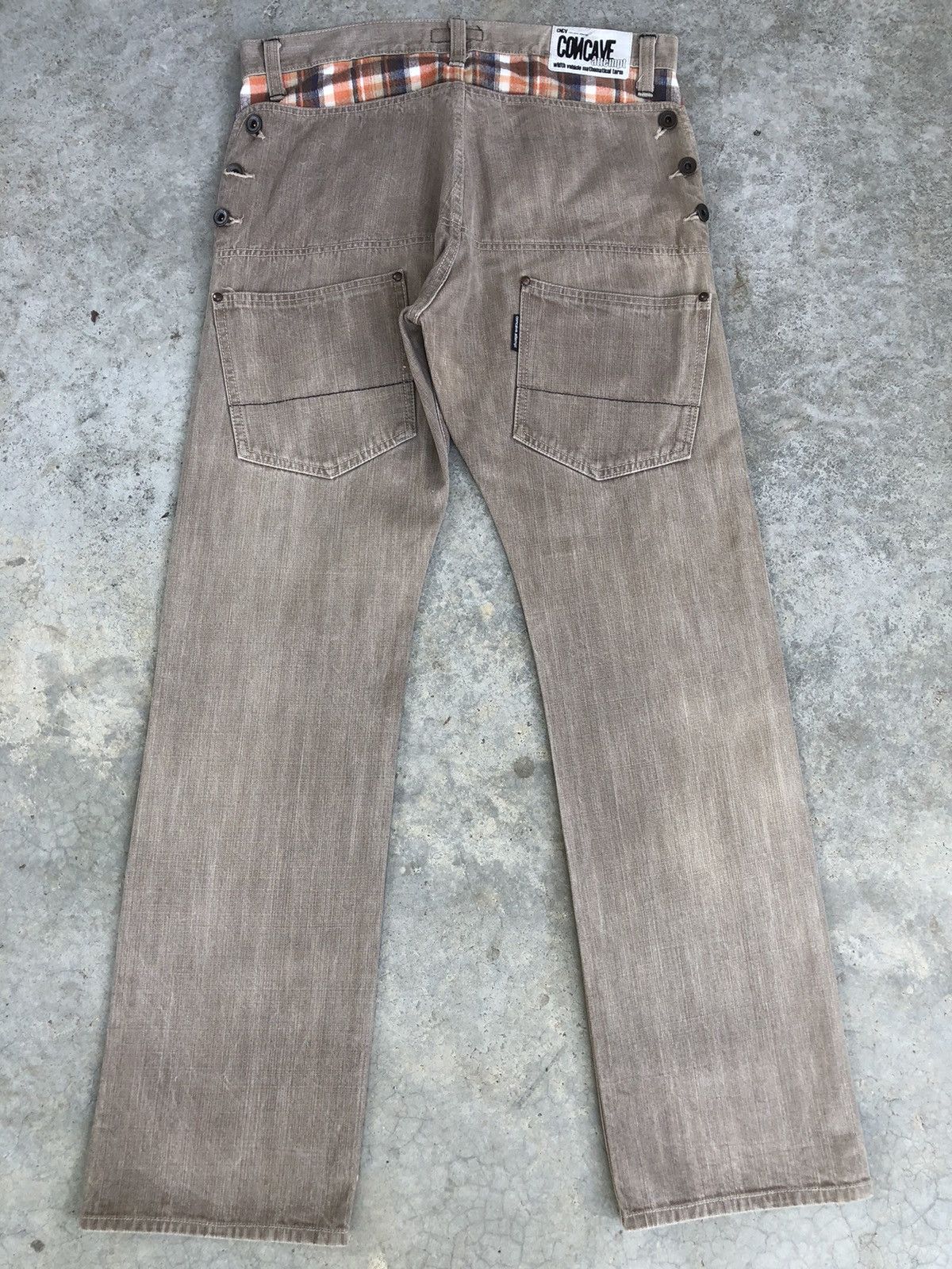 Japanese Brand Japanese Concave attempt Distressed Jeans Size US 33 - 3 Thumbnail