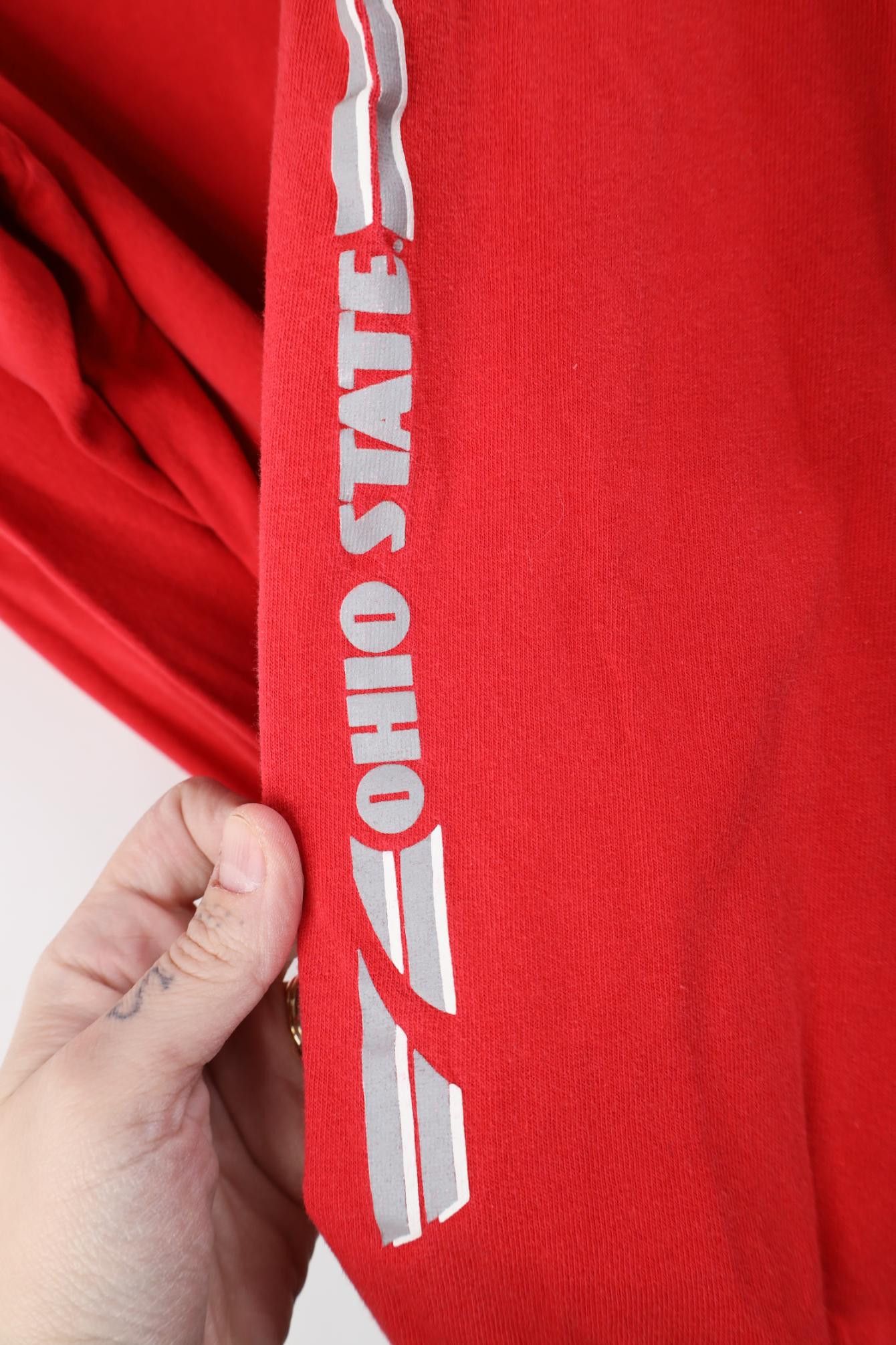 Nike Vintage Nike Center Swoosh Ohio State University T-Shirt Size US XL / EU 56 / 4 - 6 Thumbnail