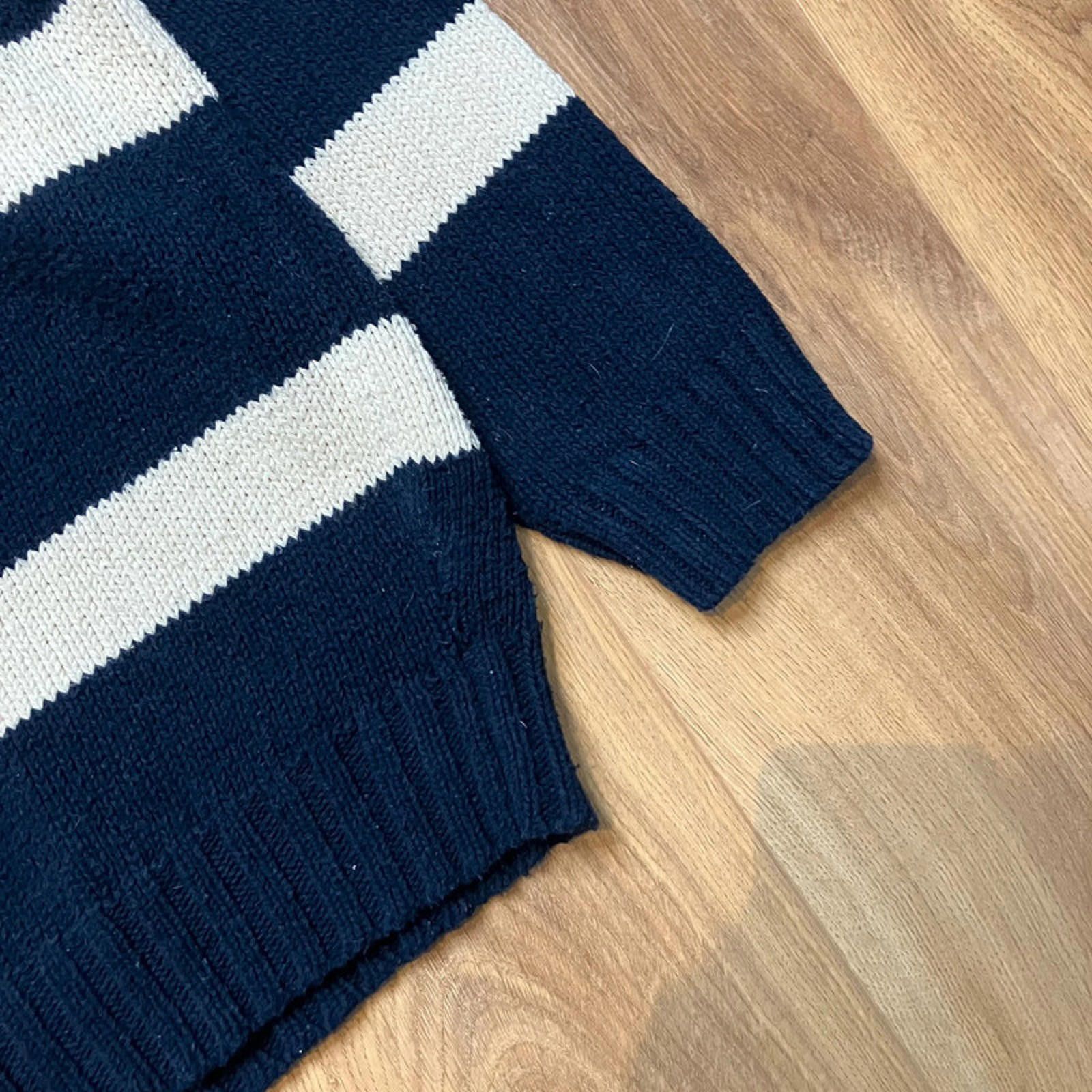 Polo Ralph Lauren Vintage polo Ralph heavy chunky knit cotton jumper XXL blue Size US XXL / EU 58 / 5 - 5 Thumbnail