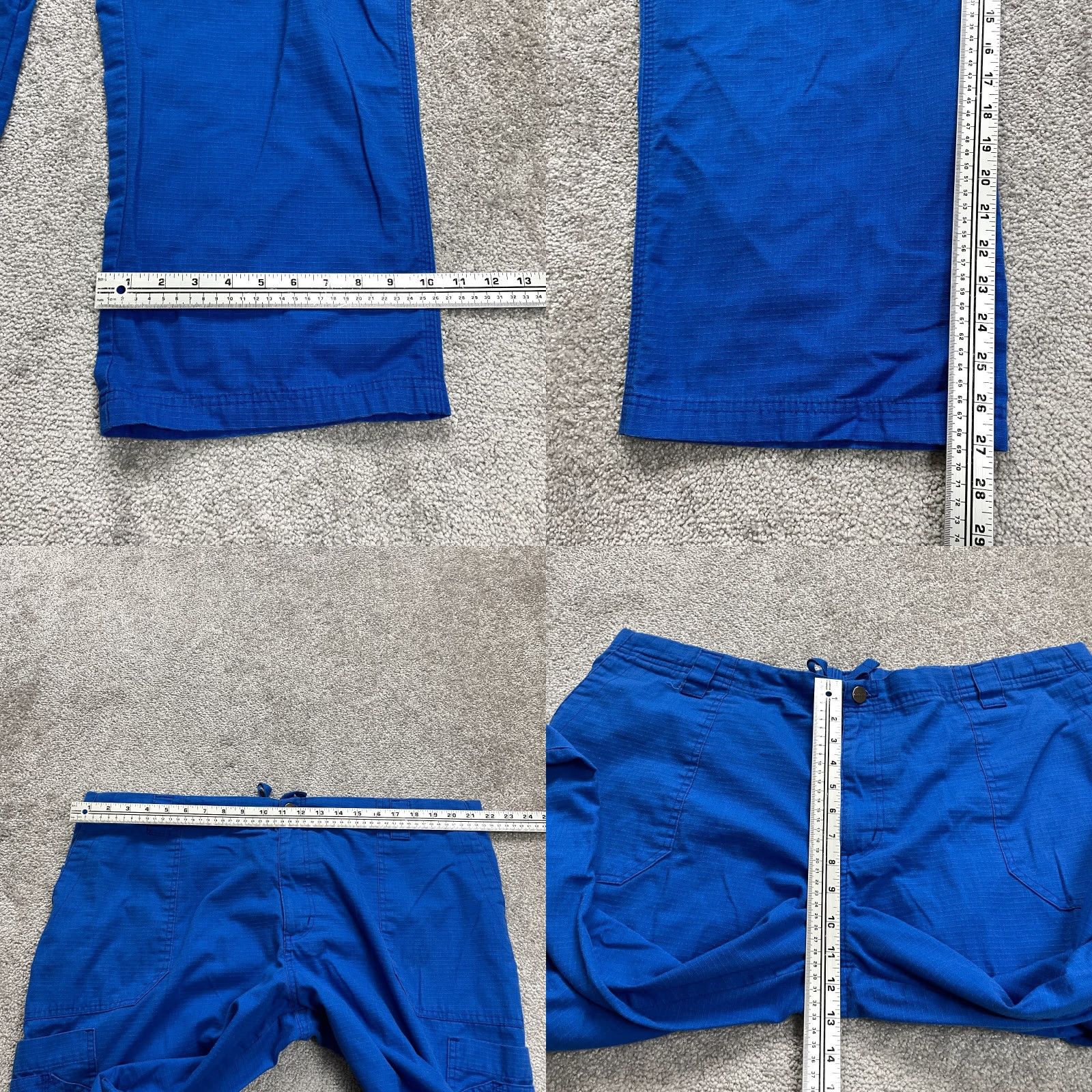 Carhartt Carhartt Pants Mens 2XL Royal Blue Straight Leg Elastic Waist 43x27 Scrub Casual Size US 39 - 8 Thumbnail