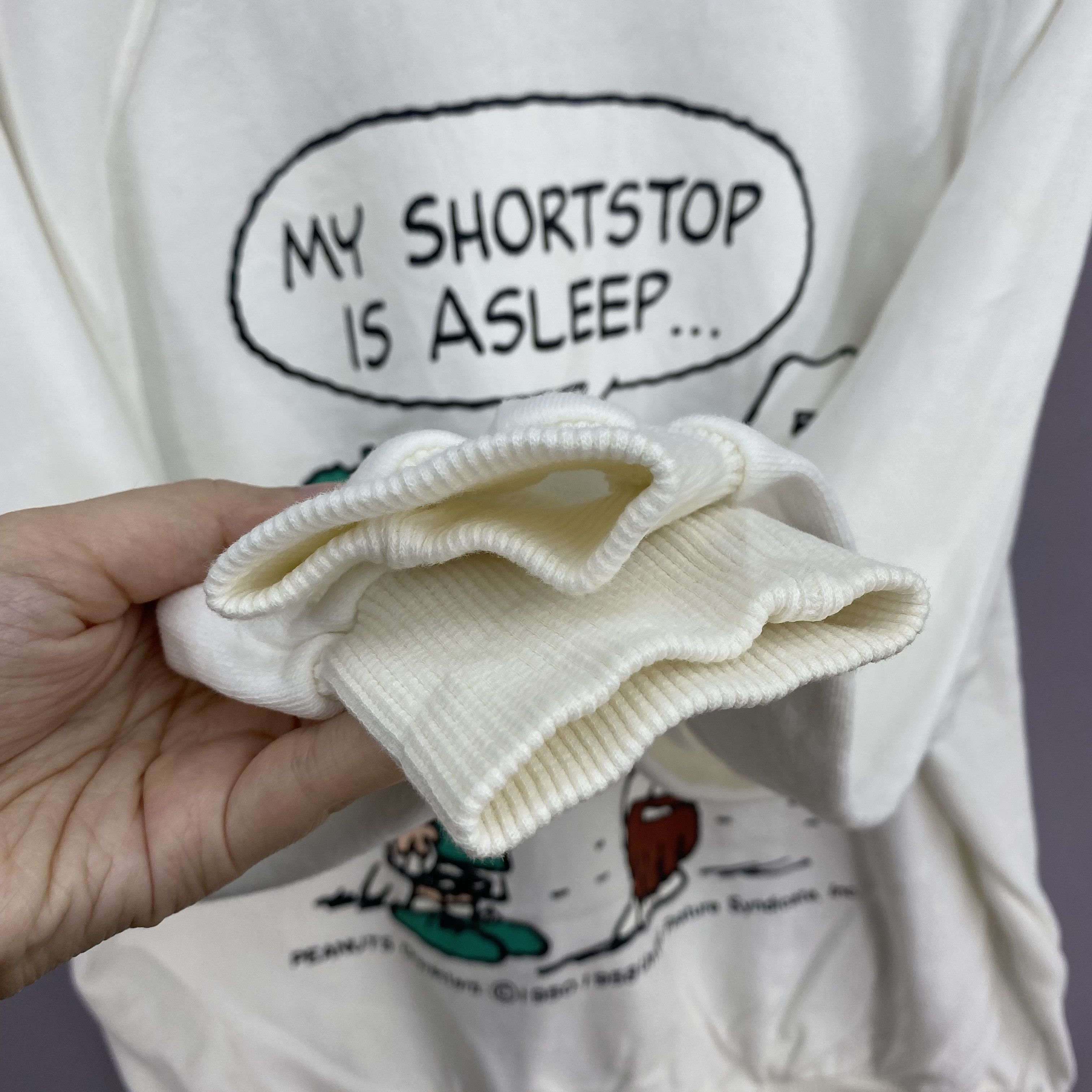 Vintage Vintage 90s Peanut Snoopy Baseball Sweatshirt Cartoon Size US M / EU 48-50 / 2 - 4 Thumbnail