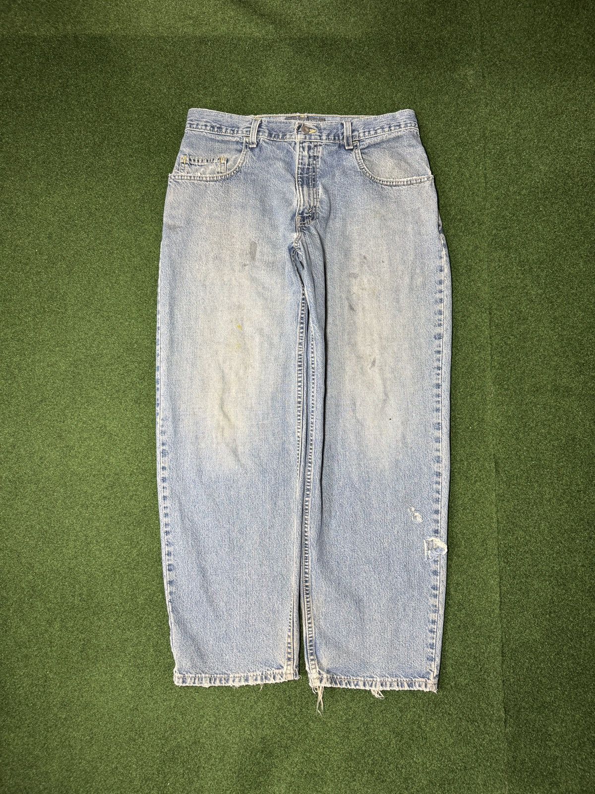 Levi's Vintage Clothing Vintage 90s Silvertab Levi’s Baggy Light Wash 34x30 Jeans Size US 34 / EU 50 - 4 Thumbnail