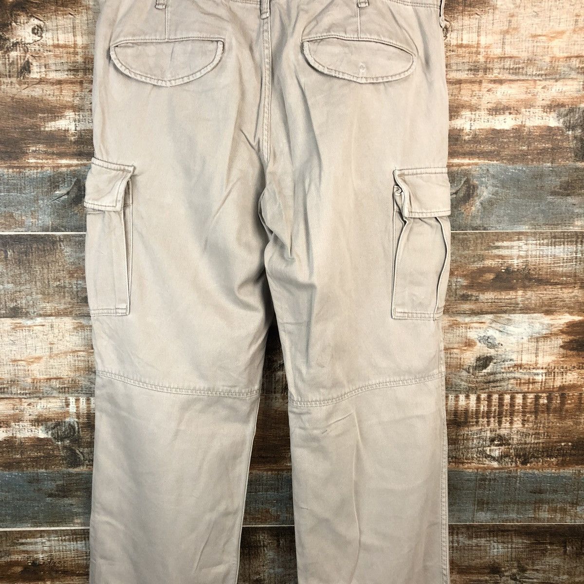 Japanese Brand DL Uniqlo Brown Cargo Multipocket Pants #C213 Size US 33 - 19 Thumbnail
