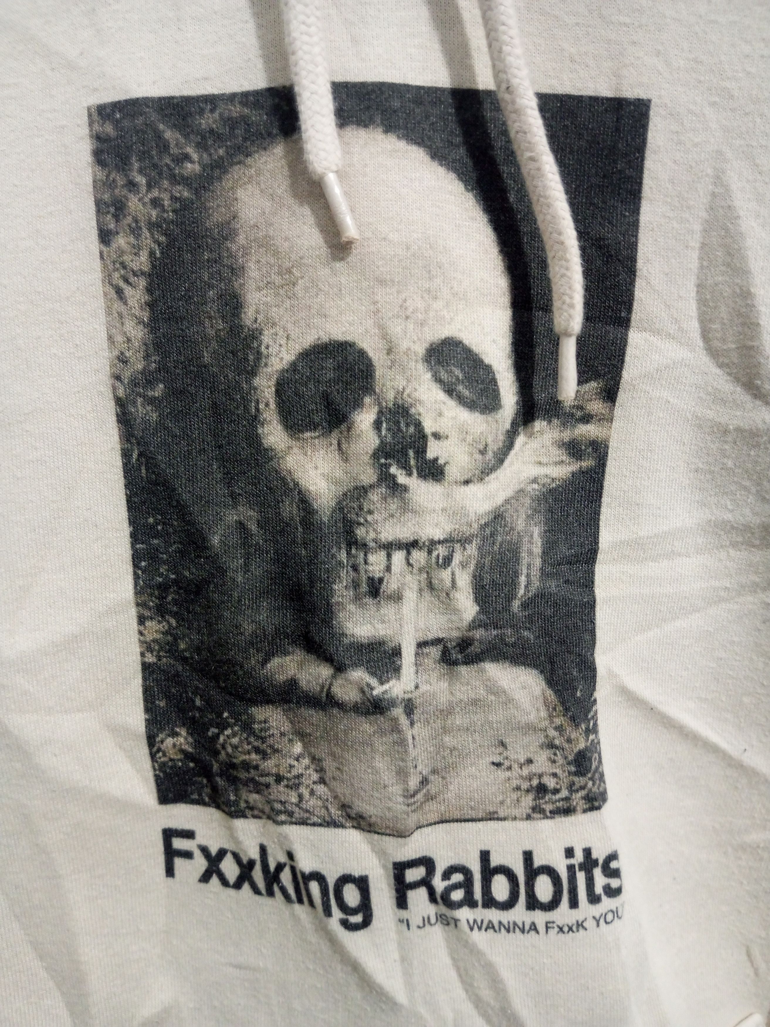 Hysteric Glamour FR2 Fucking Rabbits smoking kills skull hoodie Size US XL / EU 56 / 4 - 17 Thumbnail