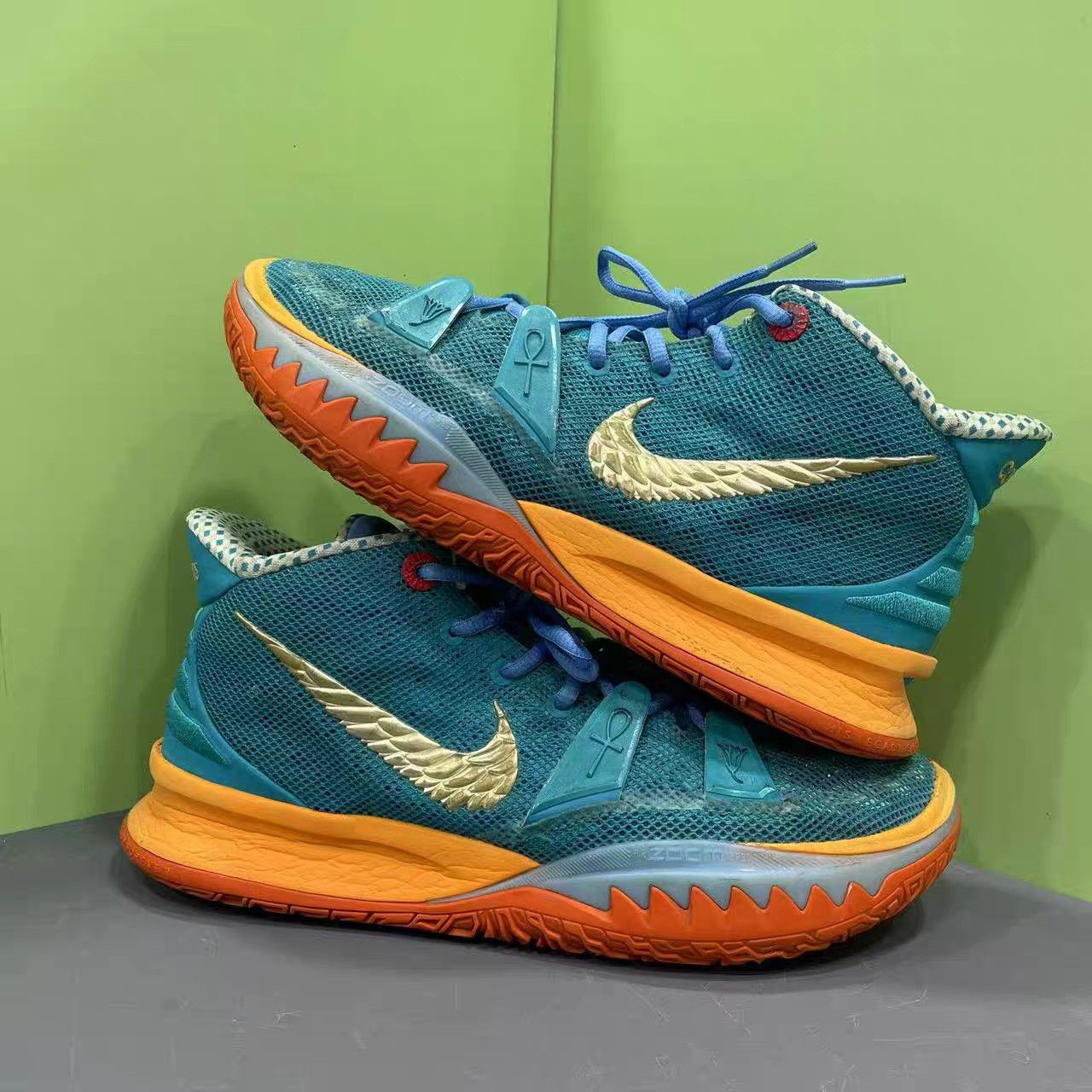 Nike CONCEPTS x Nike Kyrie 7 "Horus" Basketball Shoes K15 Size US 10 / EU 43 - 4 Thumbnail