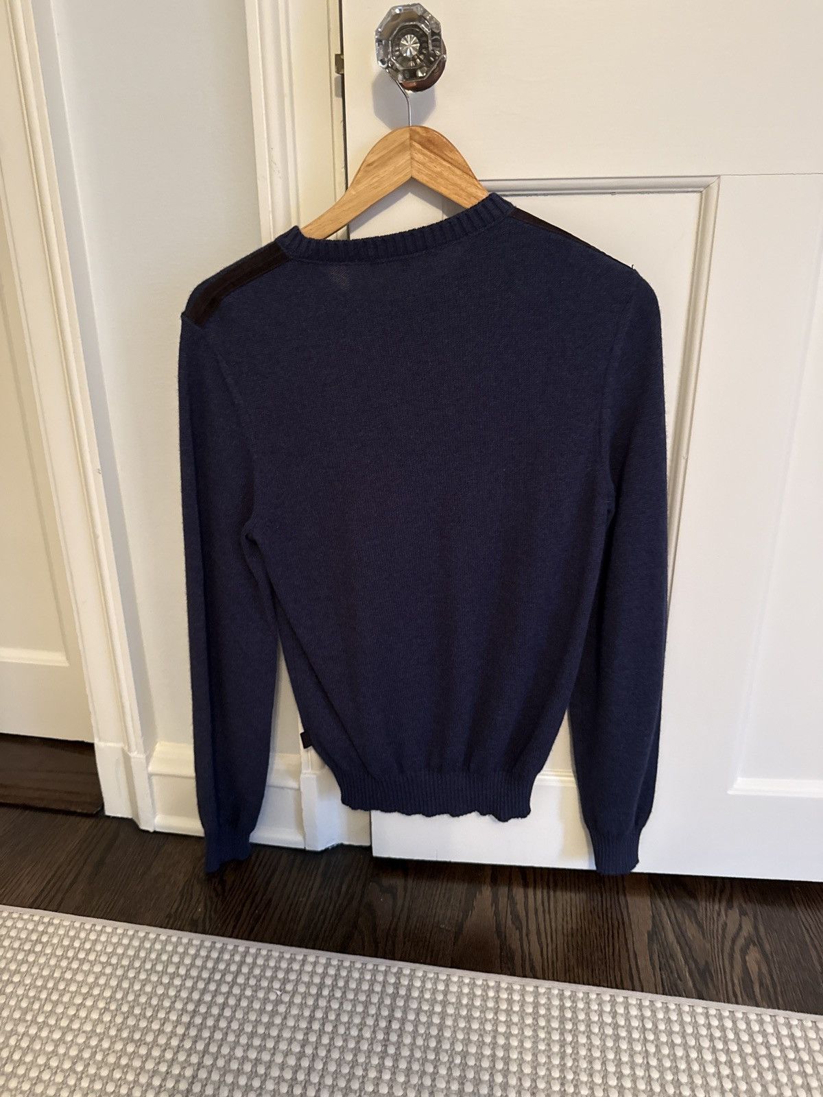 Gucci Gucci silk/alpaca sweater with suede details. Size US S / EU 44-46 / 1 - 4 Thumbnail