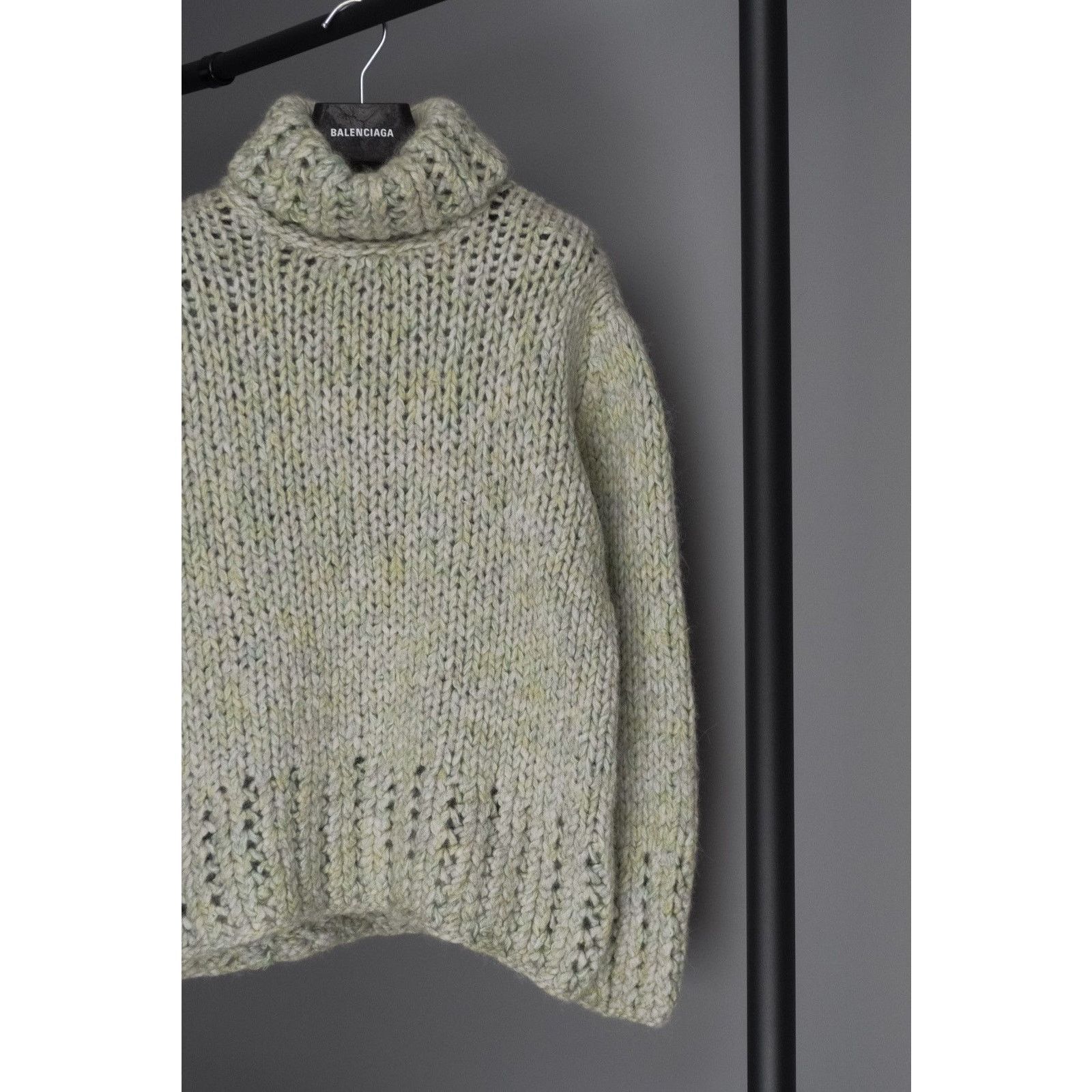 Missoni Vintage missoni melange green knit wool turtleneck sweater Size M / US 6-8 / IT 42-44 - 3 Thumbnail